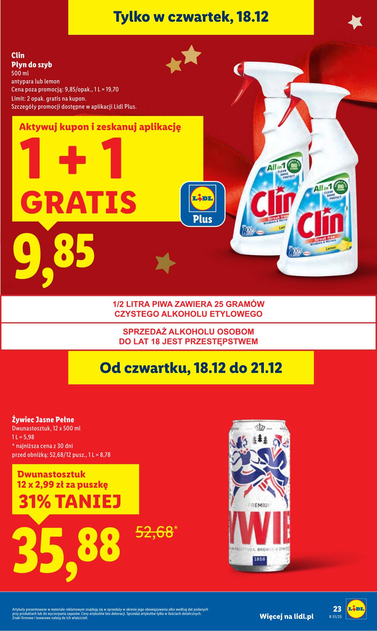Lidl Lenkija - OFERTA WAŻNA OD 18.12 DO 21.12 23 puslapis