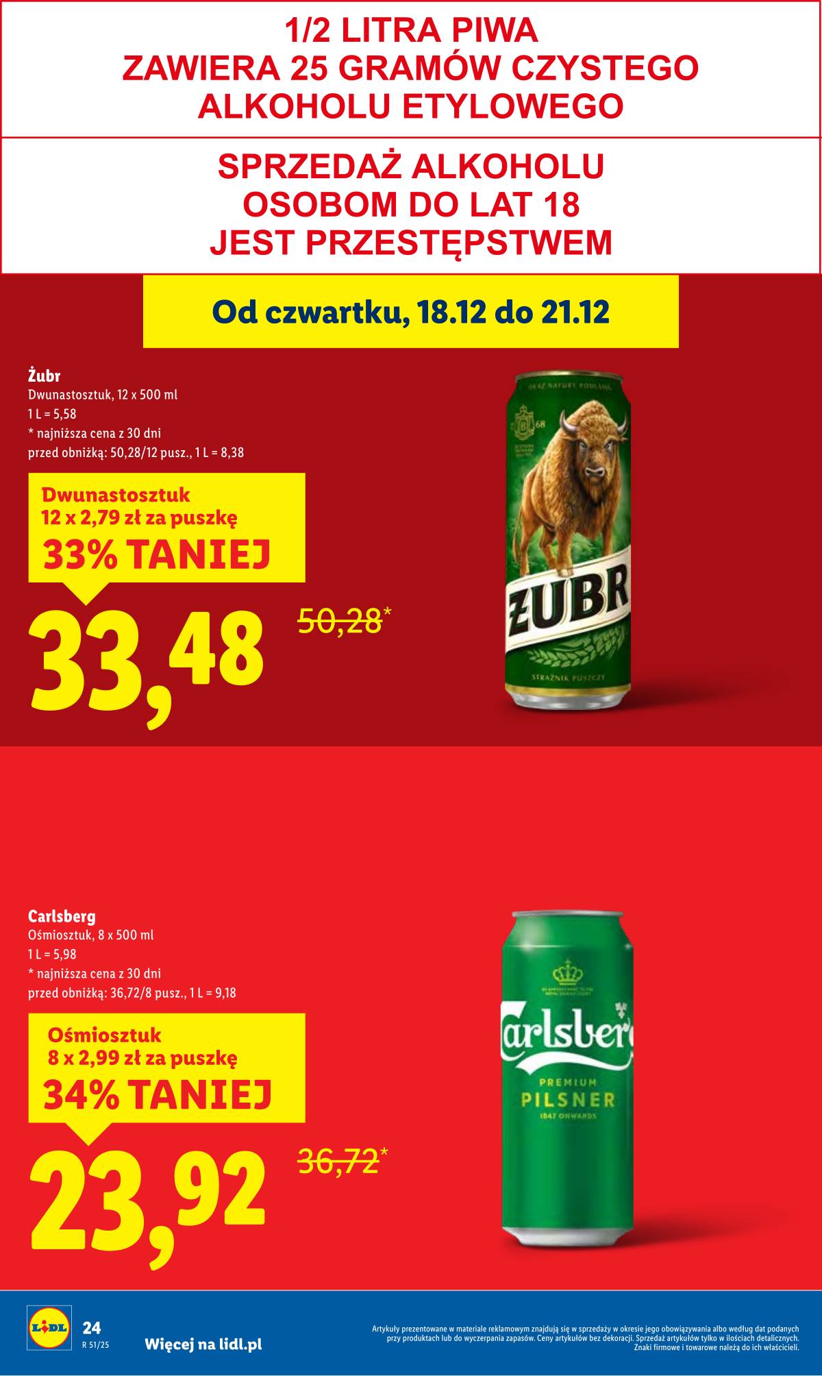 Lidl Lenkija - OFERTA WAŻNA OD 18.12 DO 21.12 24 puslapis