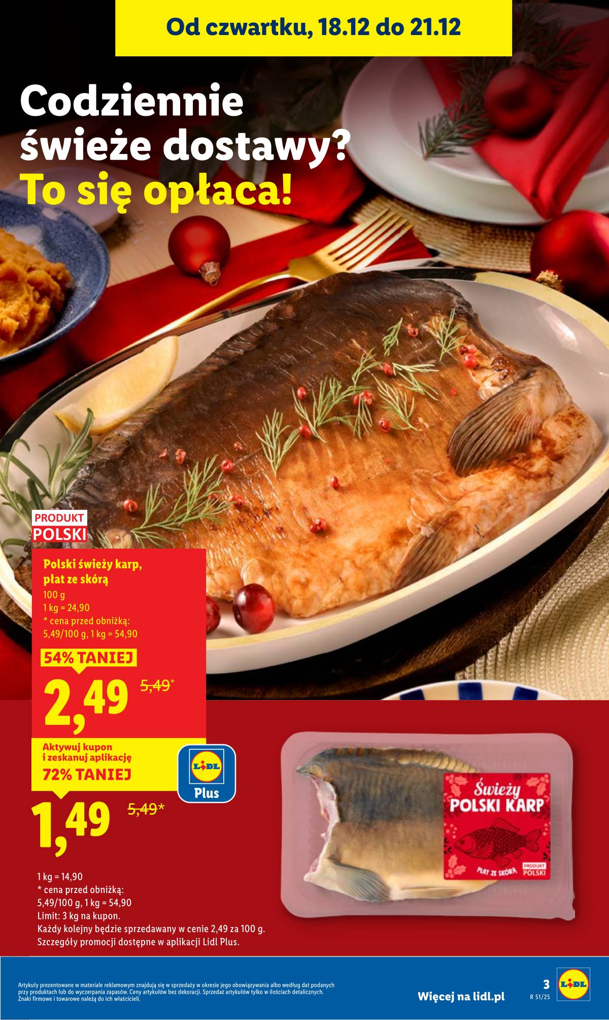 Lidl Lenkija - OFERTA WAŻNA OD 18.12 DO 21.12 3 puslapis
