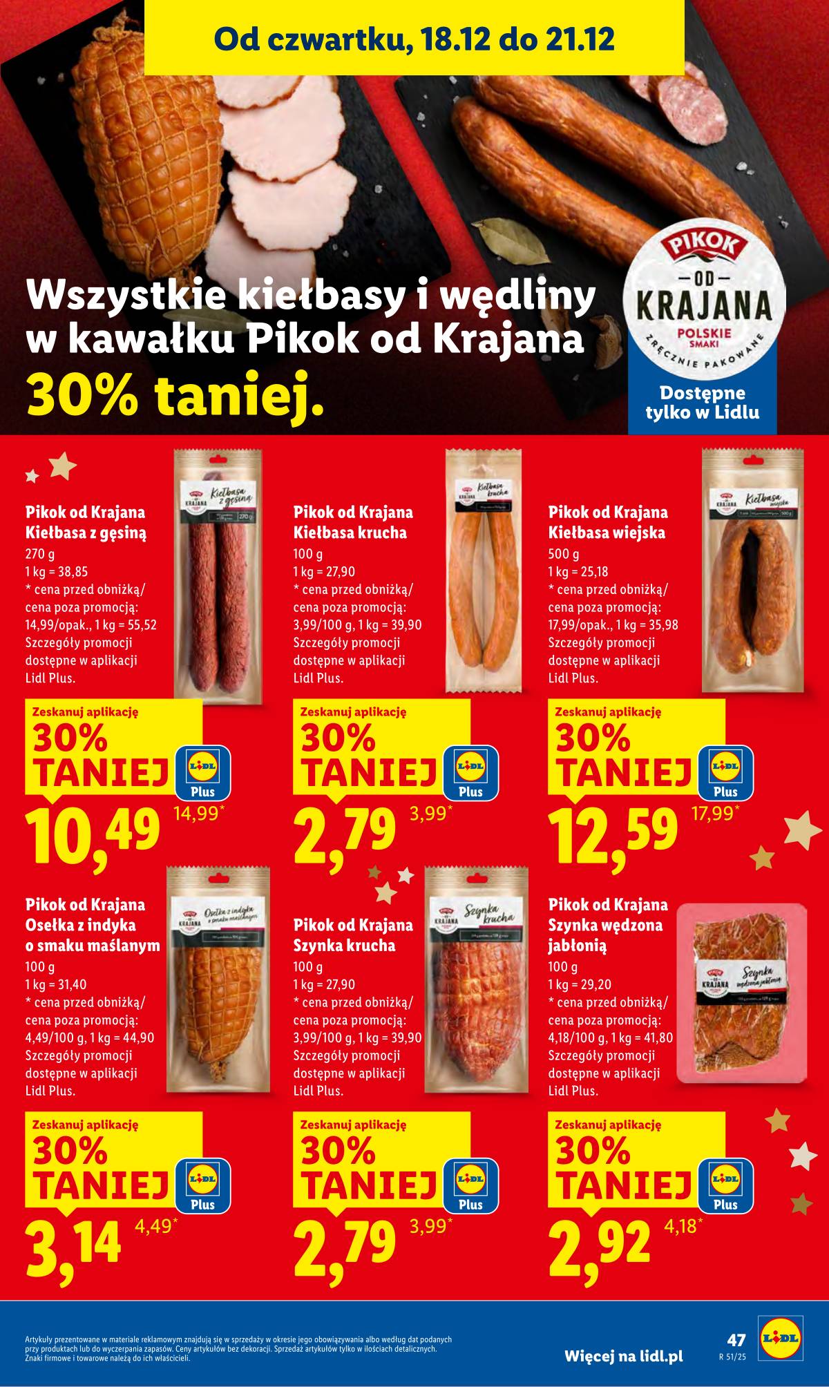 Lidl Lenkija - OFERTA WAŻNA OD 18.12 DO 21.12 49 puslapis