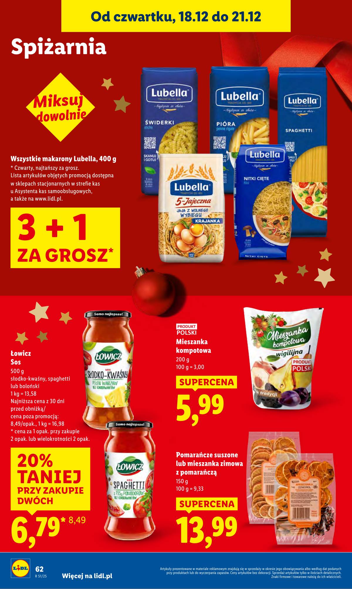 Lidl Lenkija - OFERTA WAŻNA OD 18.12 DO 21.12 64 puslapis