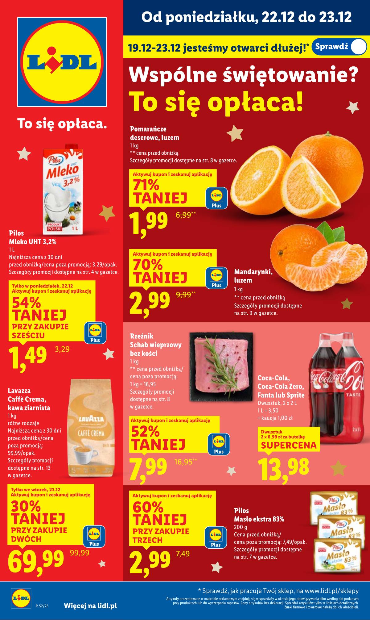 Lidl Lenkija - OFERTA WAŻNA OD 22.12 DO 23.12 1 puslapis
