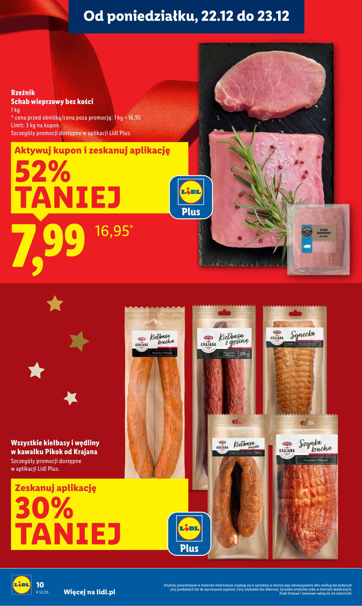 Lidl Lenkija - OFERTA WAŻNA OD 22.12 DO 23.12 10 puslapis