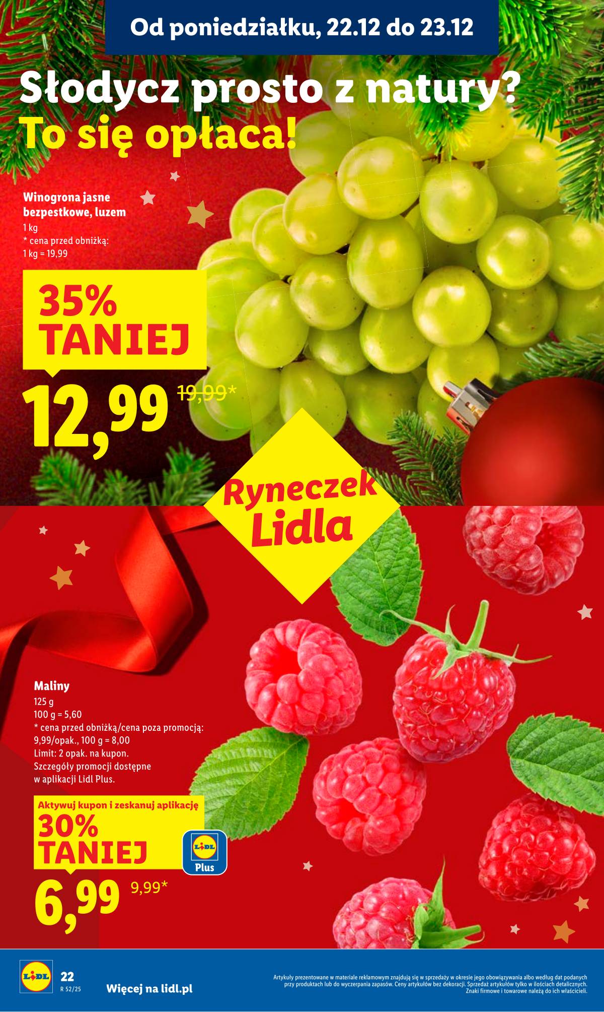 Lidl Lenkija - OFERTA WAŻNA OD 22.12 DO 23.12 24 puslapis