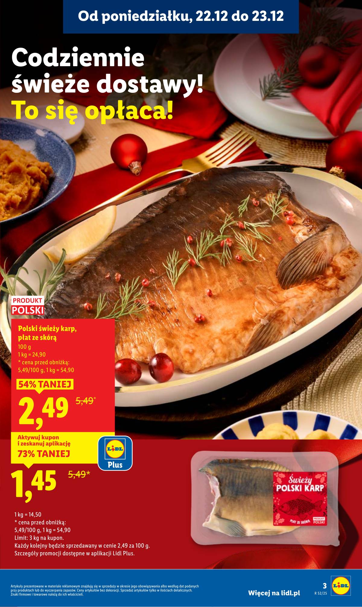 Lidl Lenkija - OFERTA WAŻNA OD 22.12 DO 23.12 3 puslapis