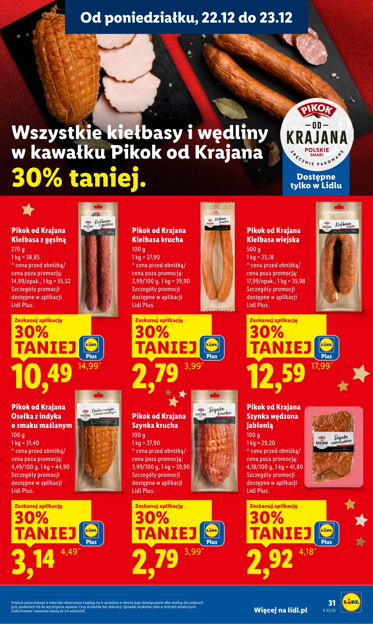 Lidl Lenkija - OFERTA WAŻNA OD 22.12 DO 23.12 33 puslapis