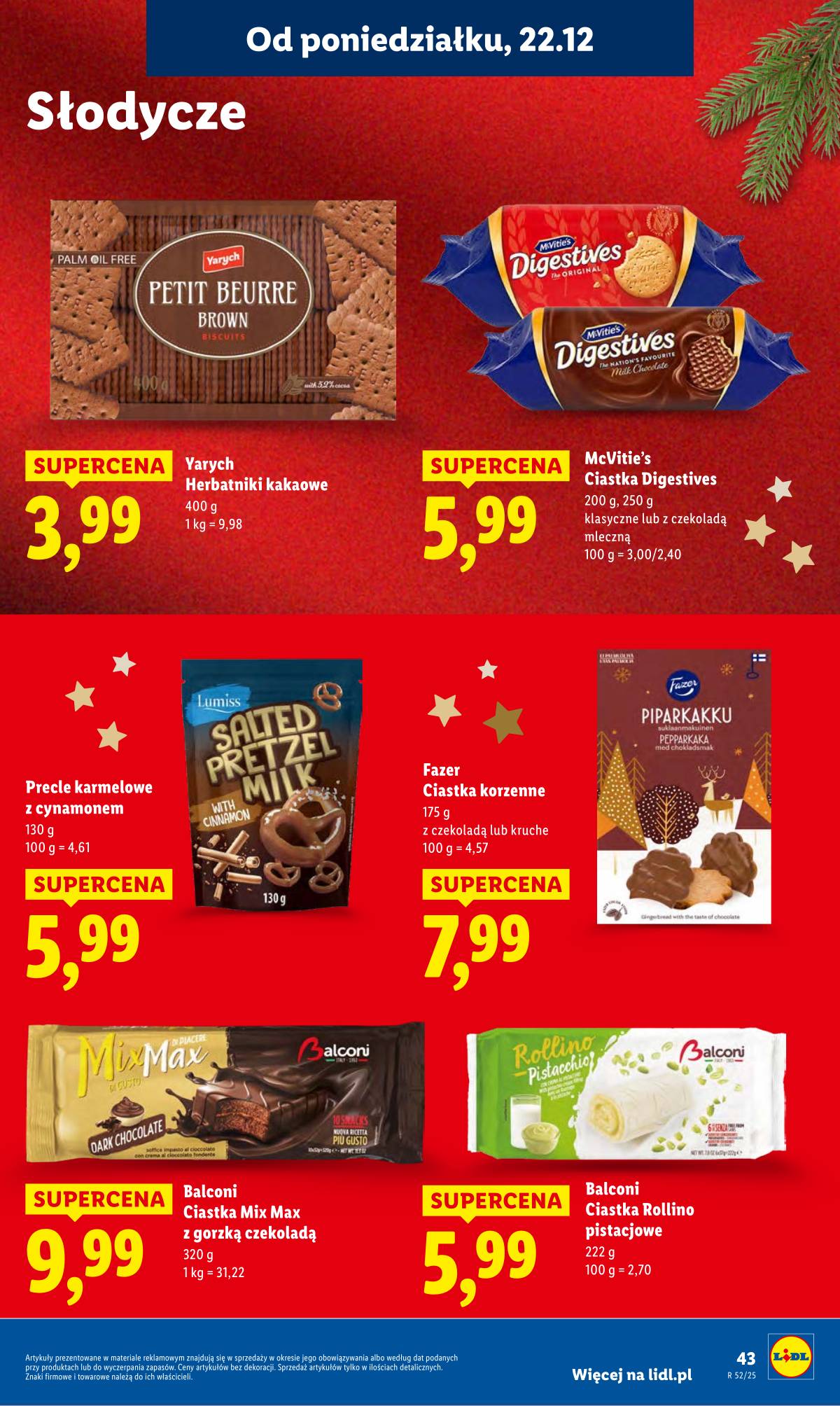 Lidl Lenkija - OFERTA WAŻNA OD 22.12 DO 23.12 45 puslapis