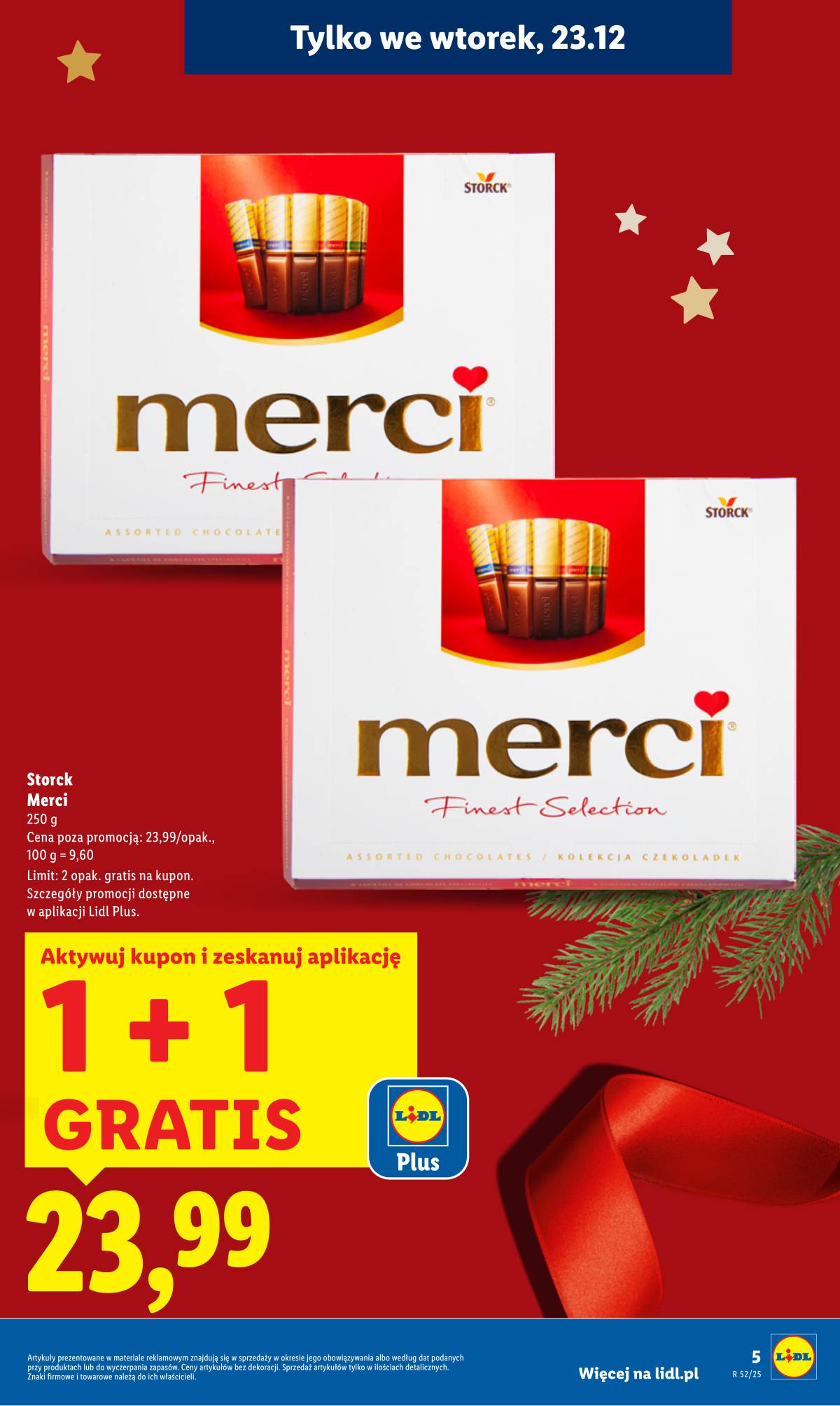 Lidl Lenkija - OFERTA WAŻNA OD 22.12 DO 23.12 5 puslapis