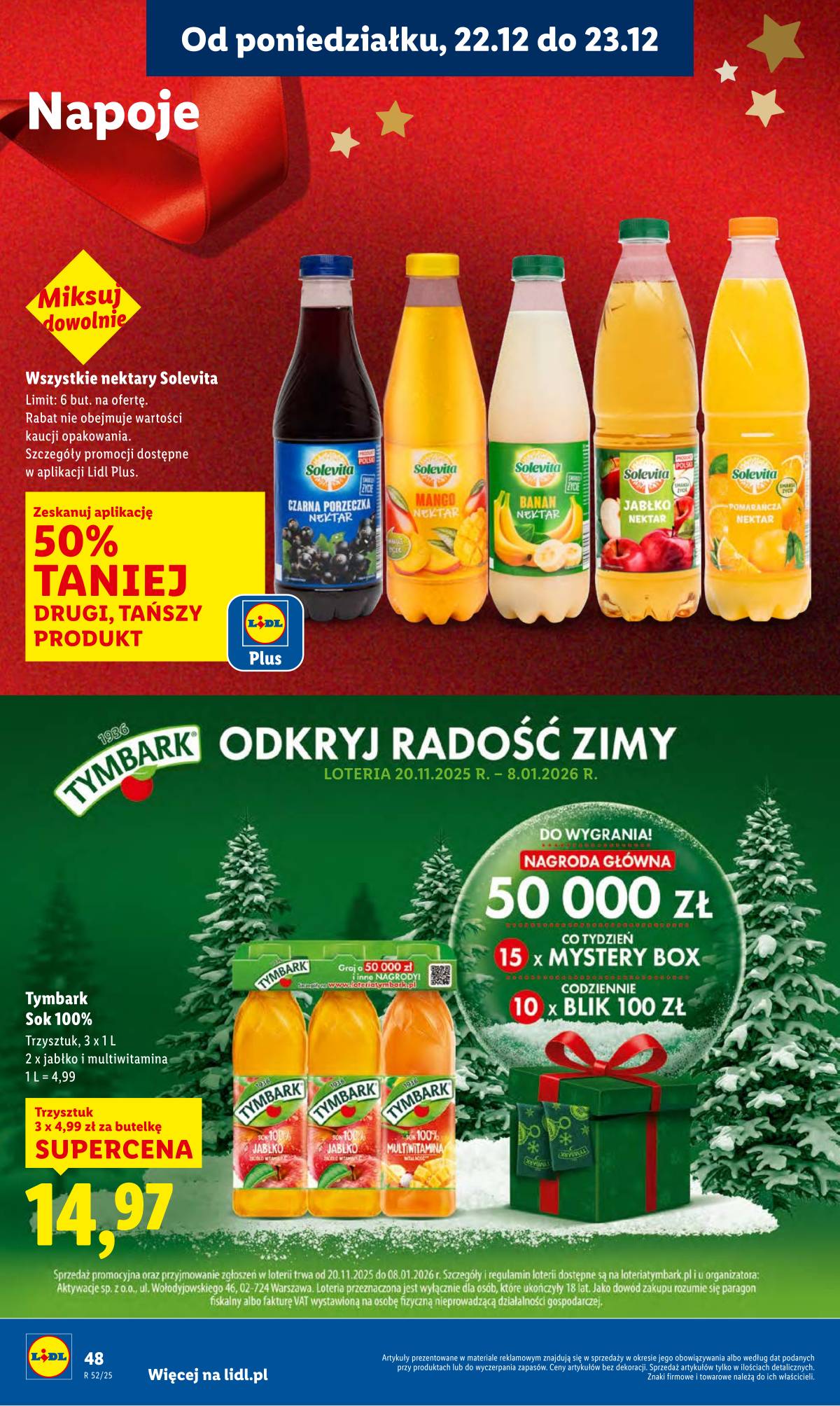 Lidl Lenkija - OFERTA WAŻNA OD 22.12 DO 23.12 50 puslapis