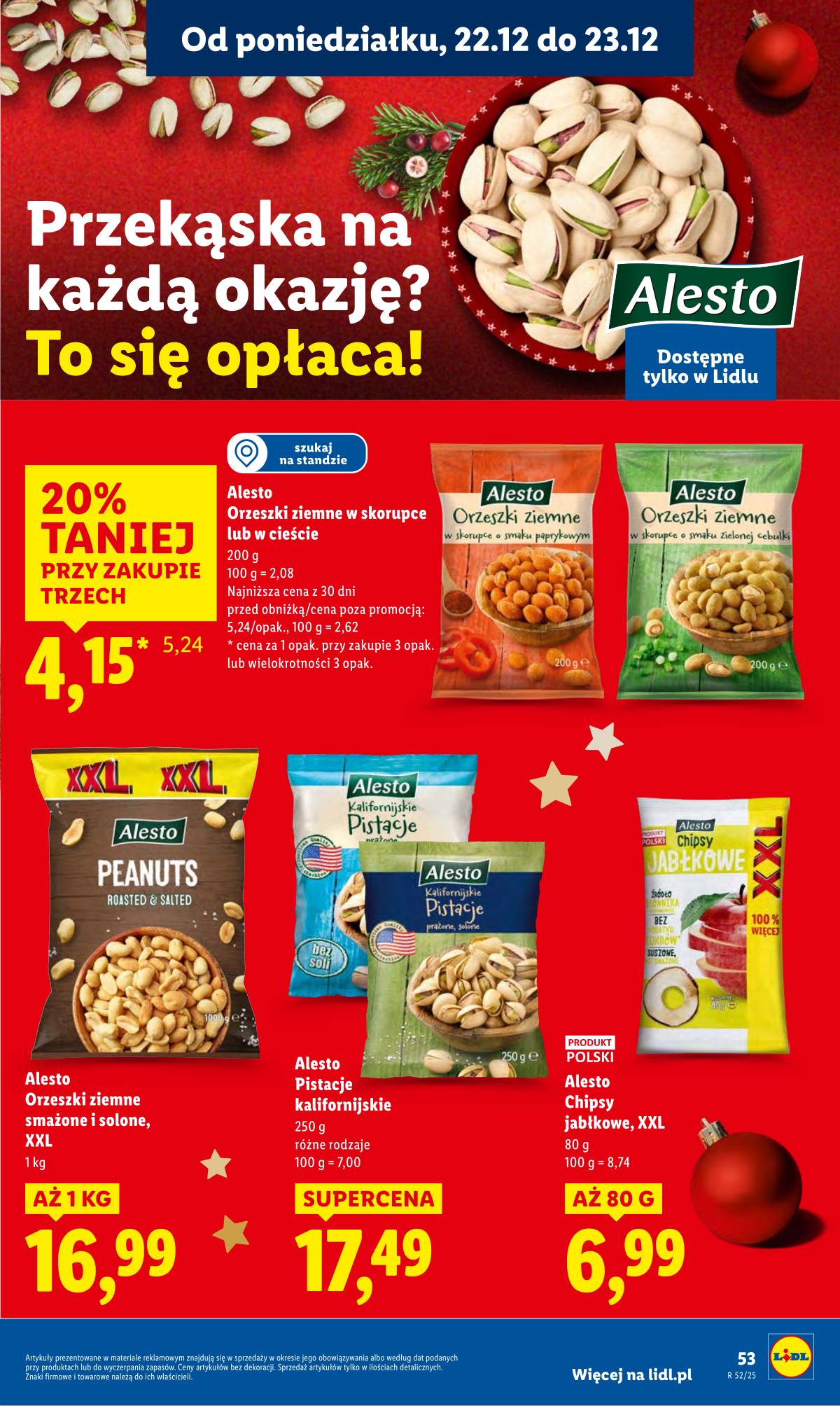 Lidl Lenkija - OFERTA WAŻNA OD 22.12 DO 23.12 55 puslapis