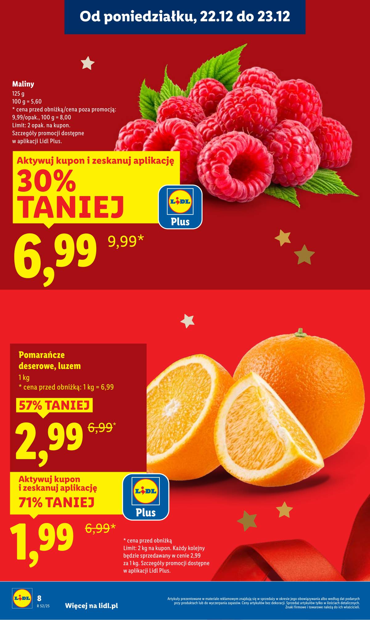 Lidl Lenkija - OFERTA WAŻNA OD 22.12 DO 23.12 8 puslapis