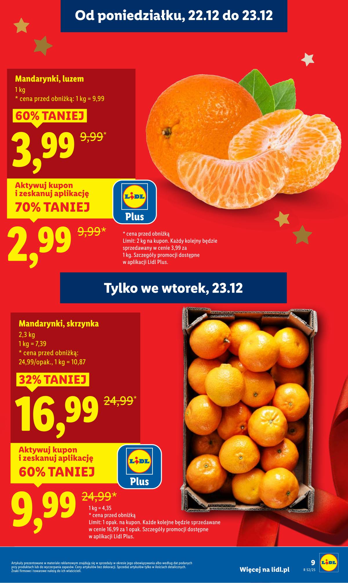 Lidl Lenkija - OFERTA WAŻNA OD 22.12 DO 23.12 9 puslapis