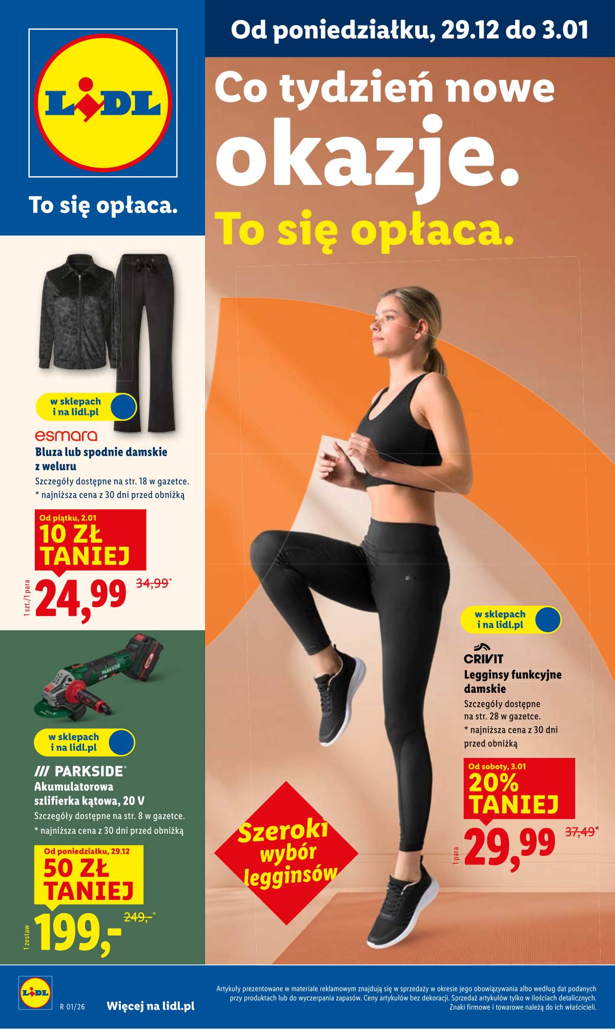 Lidl Lenkija - OFERTA WAŻNA OD 29.12 1 puslapis