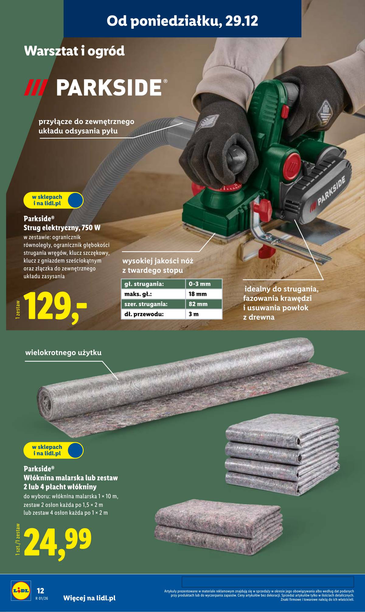 Lidl Lenkija - OFERTA WAŻNA OD 29.12 12 puslapis