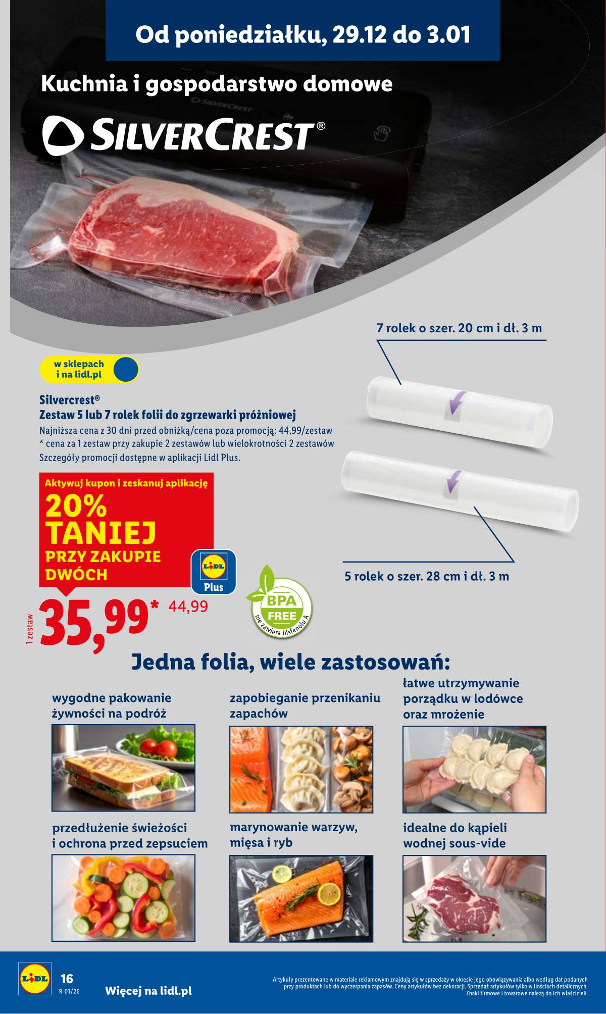 Lidl Lenkija - OFERTA WAŻNA OD 29.12 16 puslapis