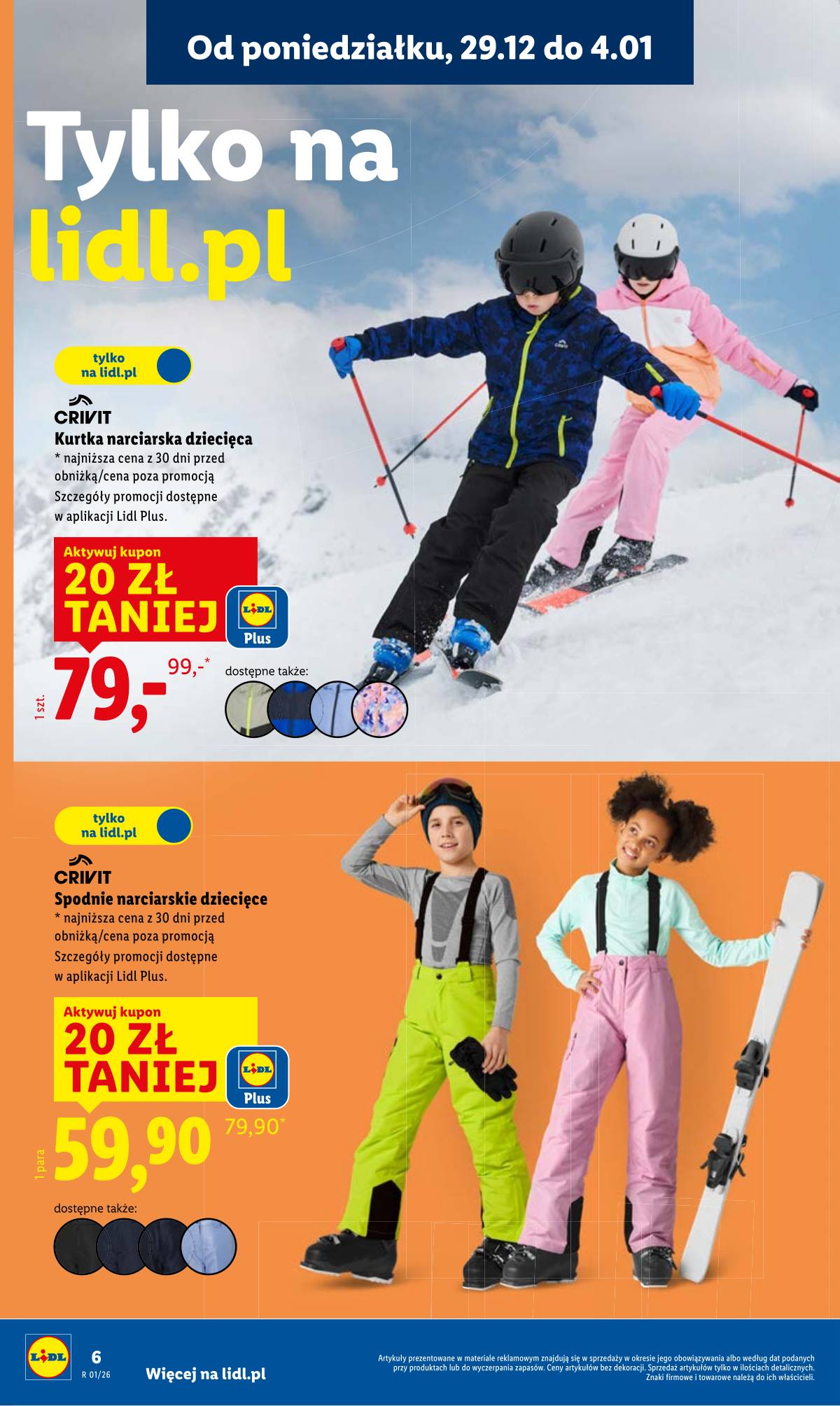 Lidl Lenkija - OFERTA WAŻNA OD 29.12 6 puslapis