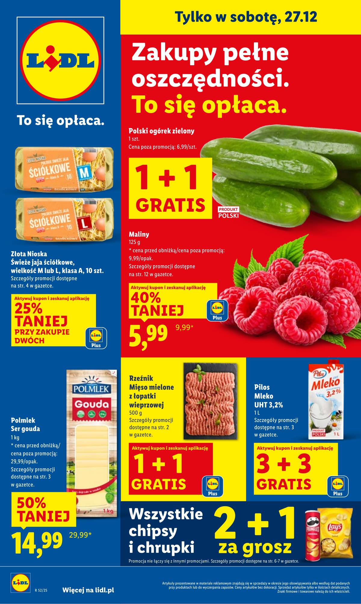 Lidl Lenkija - OFERTA WAŻNA TYLKO 27.12 1 puslapis