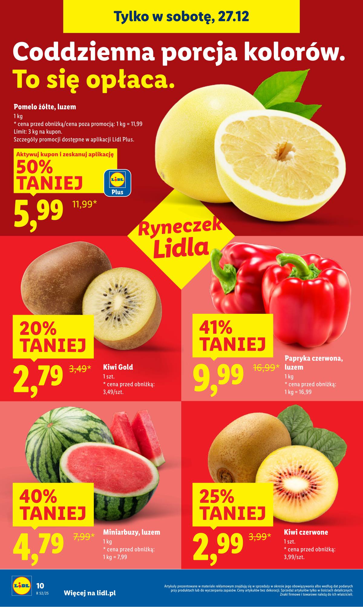 Lidl Lenkija - OFERTA WAŻNA TYLKO 27.12 10 puslapis
