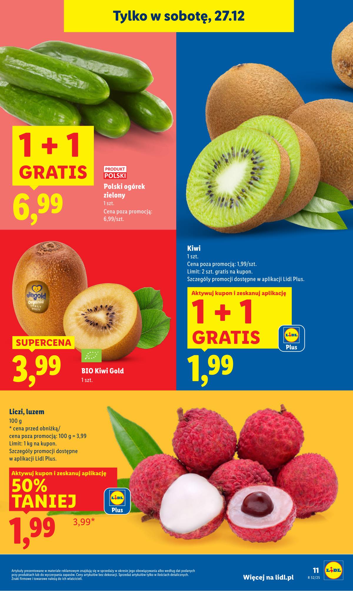 Lidl Lenkija - OFERTA WAŻNA TYLKO 27.12 11 puslapis