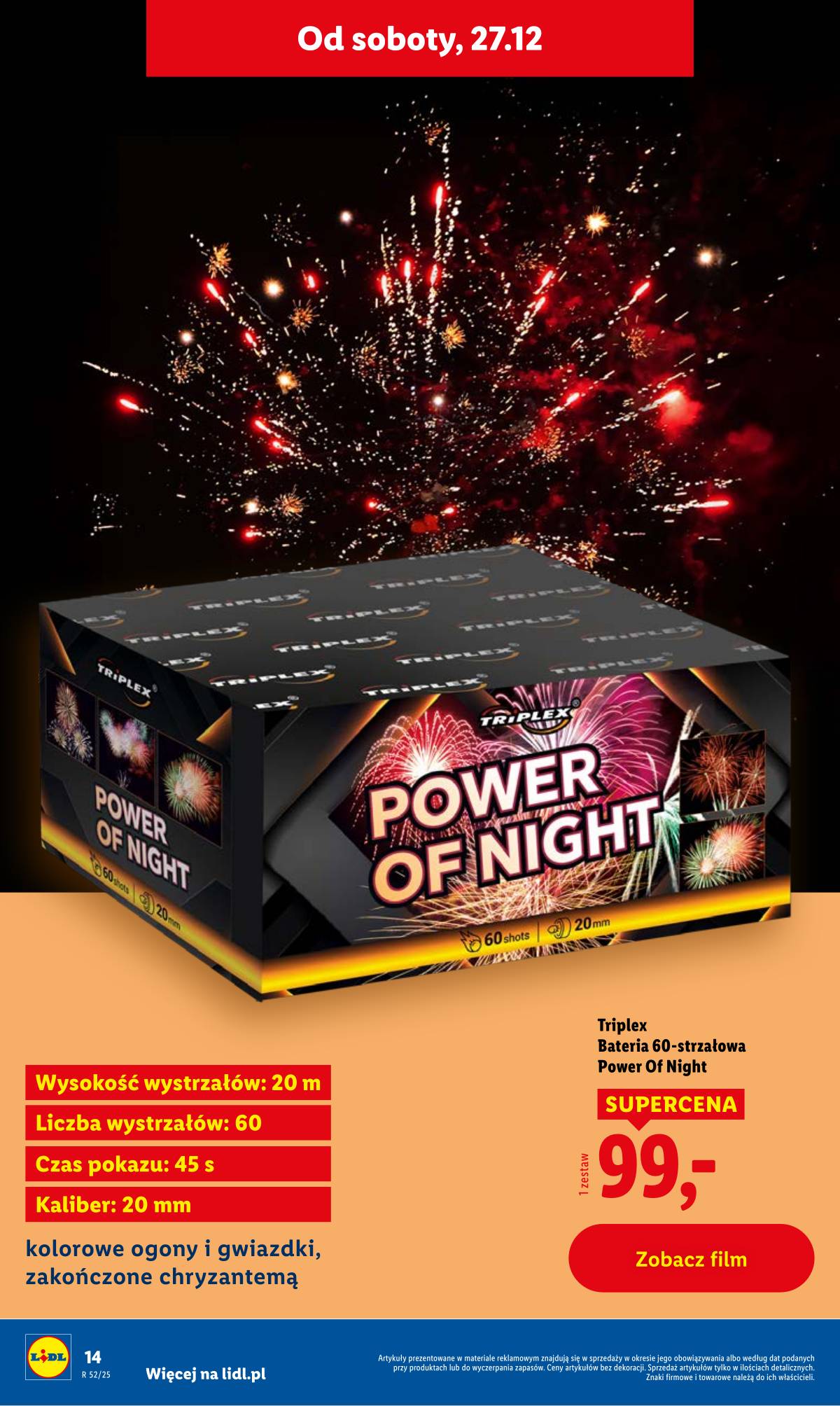 Lidl Lenkija - OFERTA WAŻNA TYLKO 27.12 14 puslapis