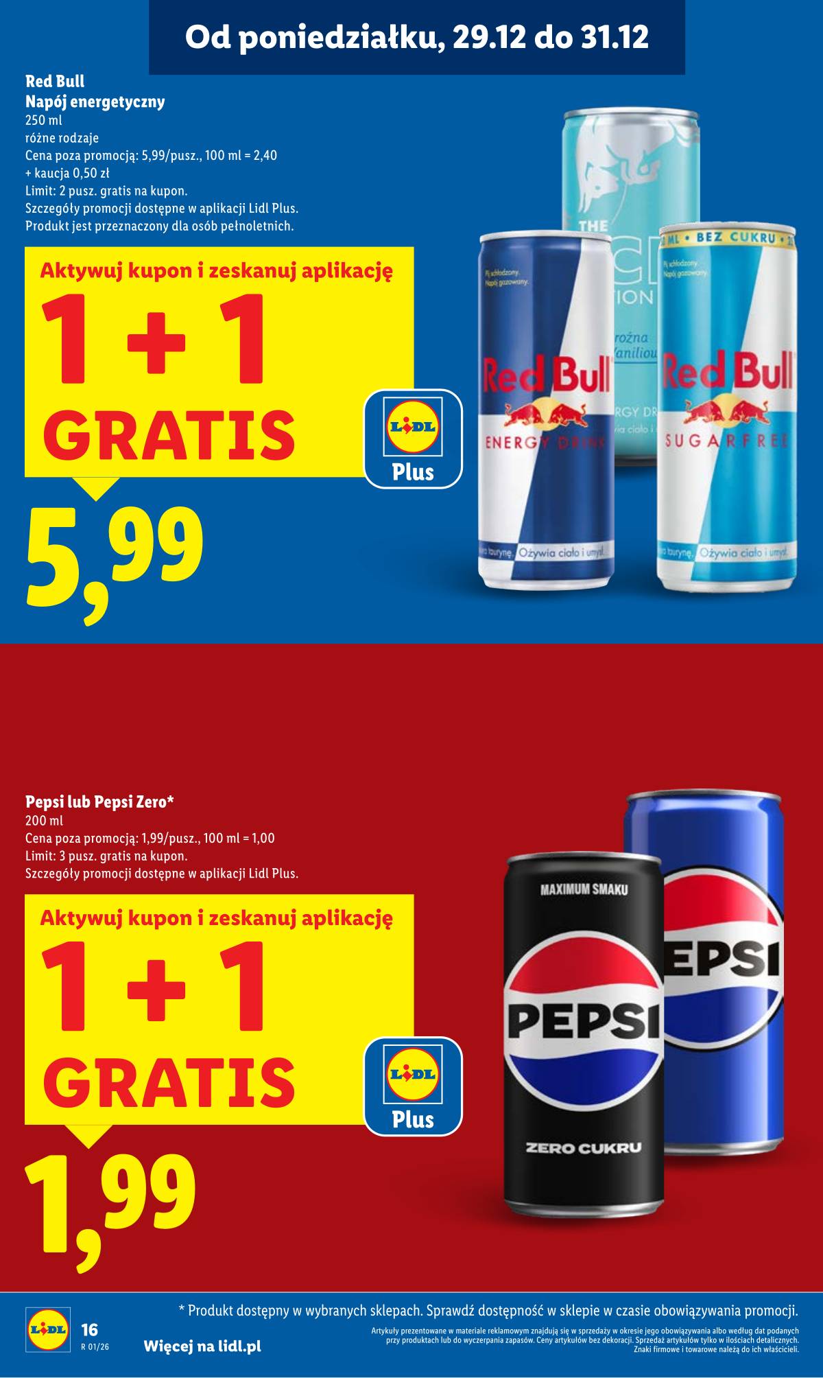 Lidl Lenkija - OFERTA WAŻNA OD 29.12 DO 31.12 16 puslapis