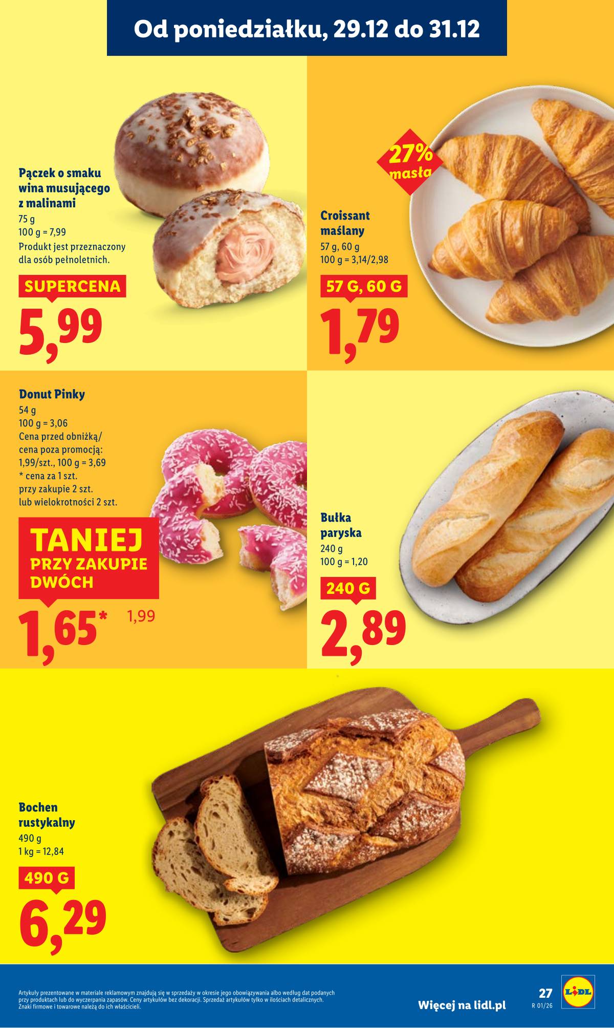 Lidl Lenkija - OFERTA WAŻNA OD 29.12 DO 31.12 27 puslapis