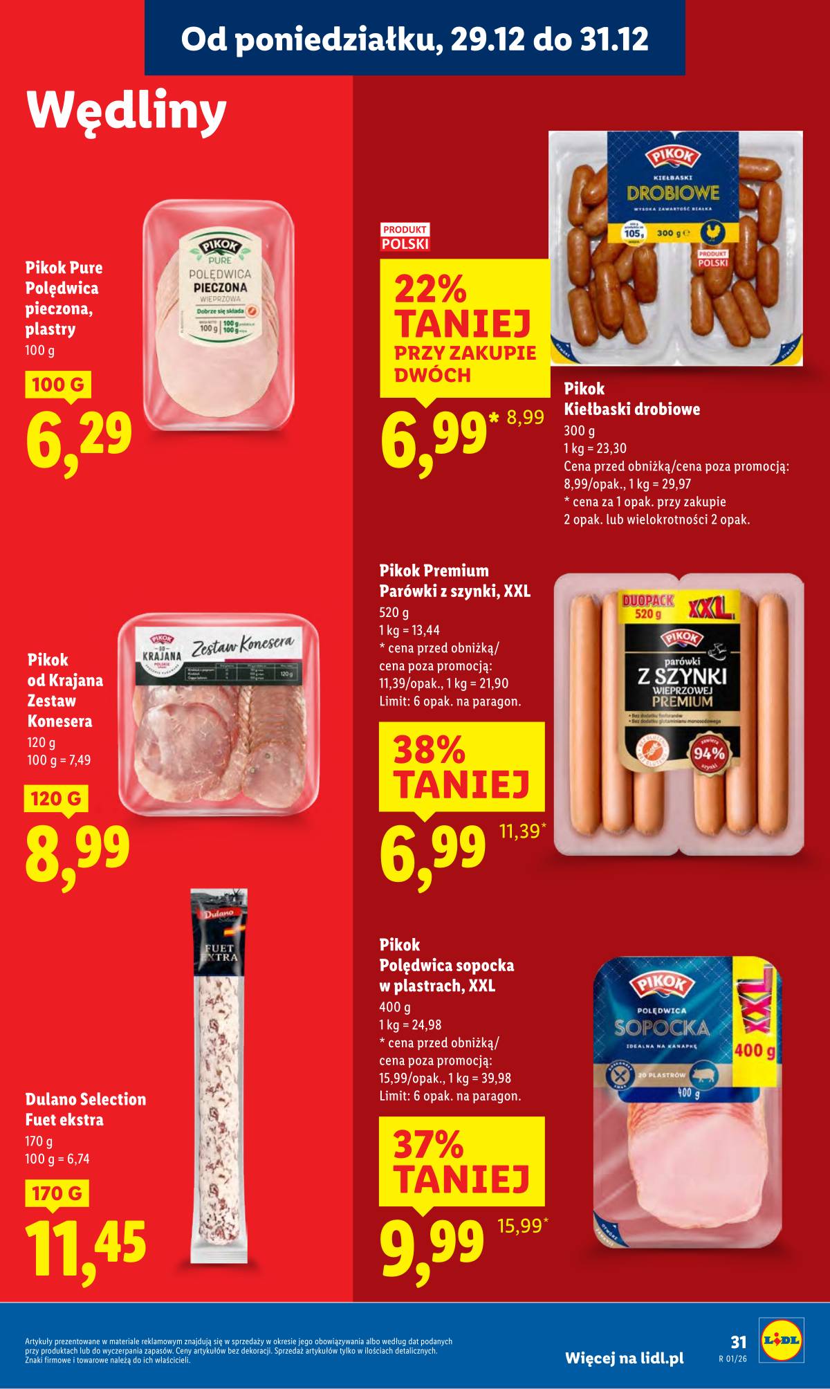 Lidl Lenkija - OFERTA WAŻNA OD 29.12 DO 31.12 31 puslapis