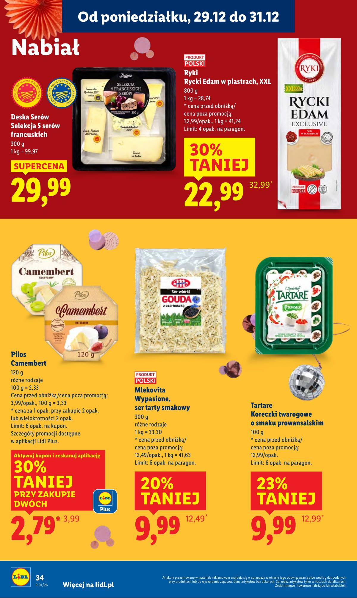 Lidl Lenkija - OFERTA WAŻNA OD 29.12 DO 31.12 34 puslapis