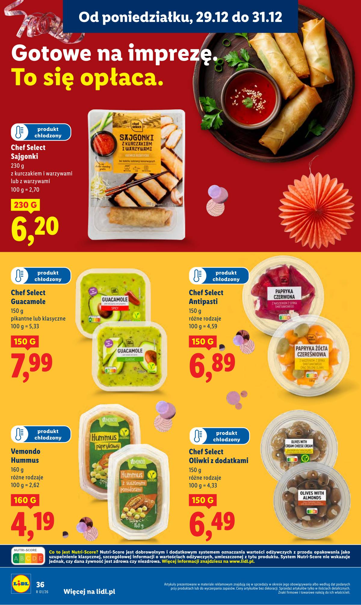 Lidl Lenkija - OFERTA WAŻNA OD 29.12 DO 31.12 36 puslapis