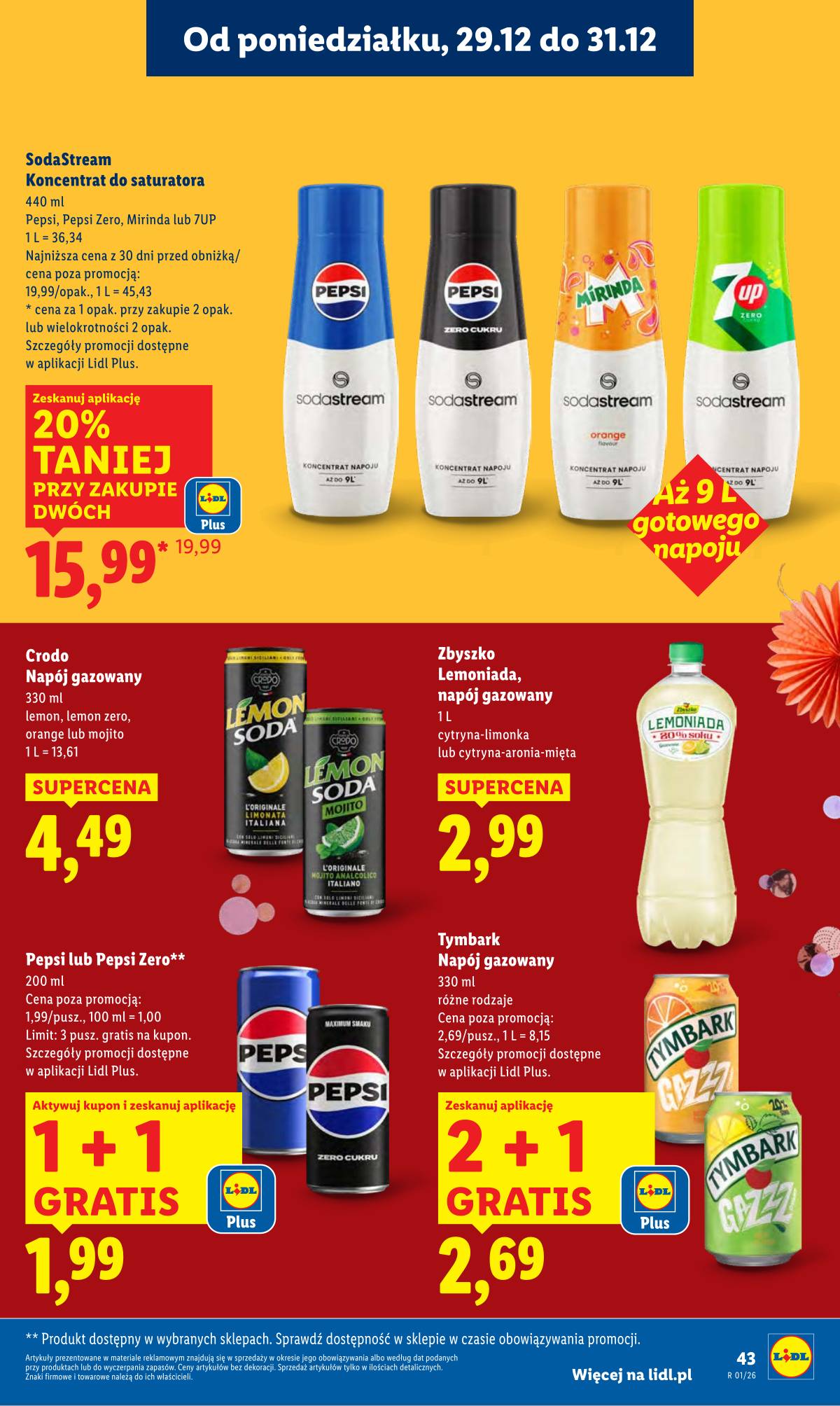 Lidl Lenkija - OFERTA WAŻNA OD 29.12 DO 31.12 43 puslapis
