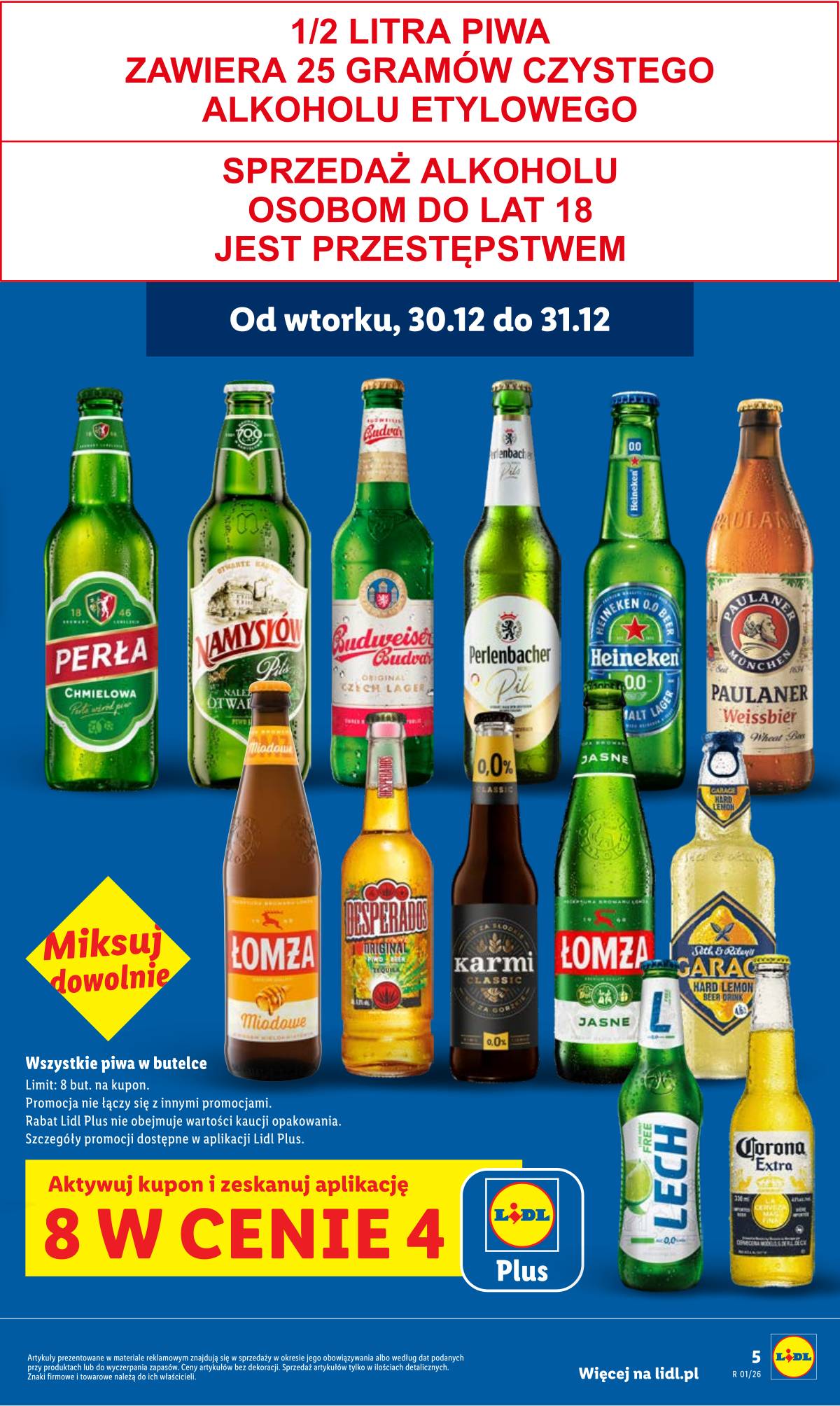 Lidl Lenkija - OFERTA WAŻNA OD 29.12 DO 31.12 5 puslapis