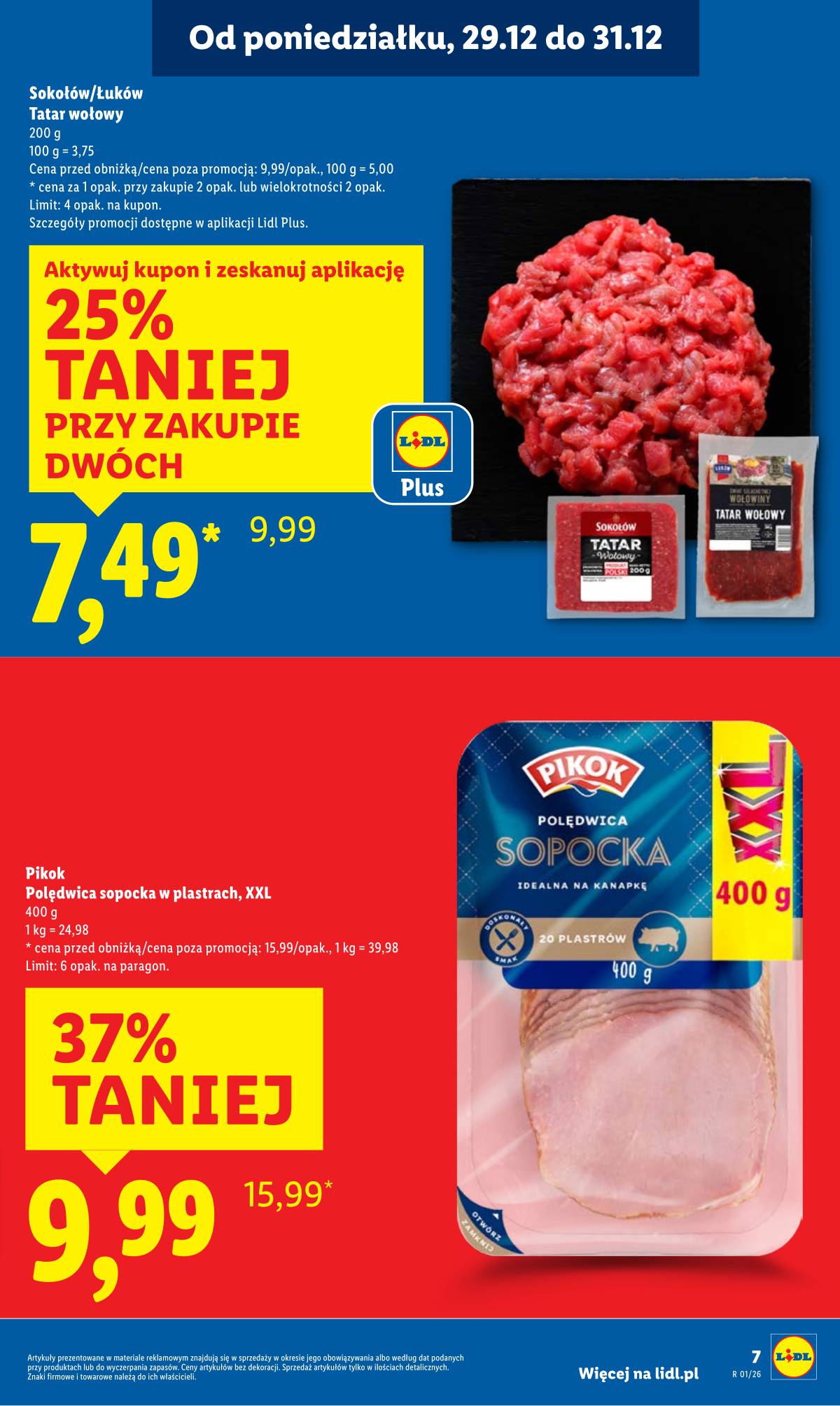 Lidl Lenkija - OFERTA WAŻNA OD 29.12 DO 31.12 7 puslapis
