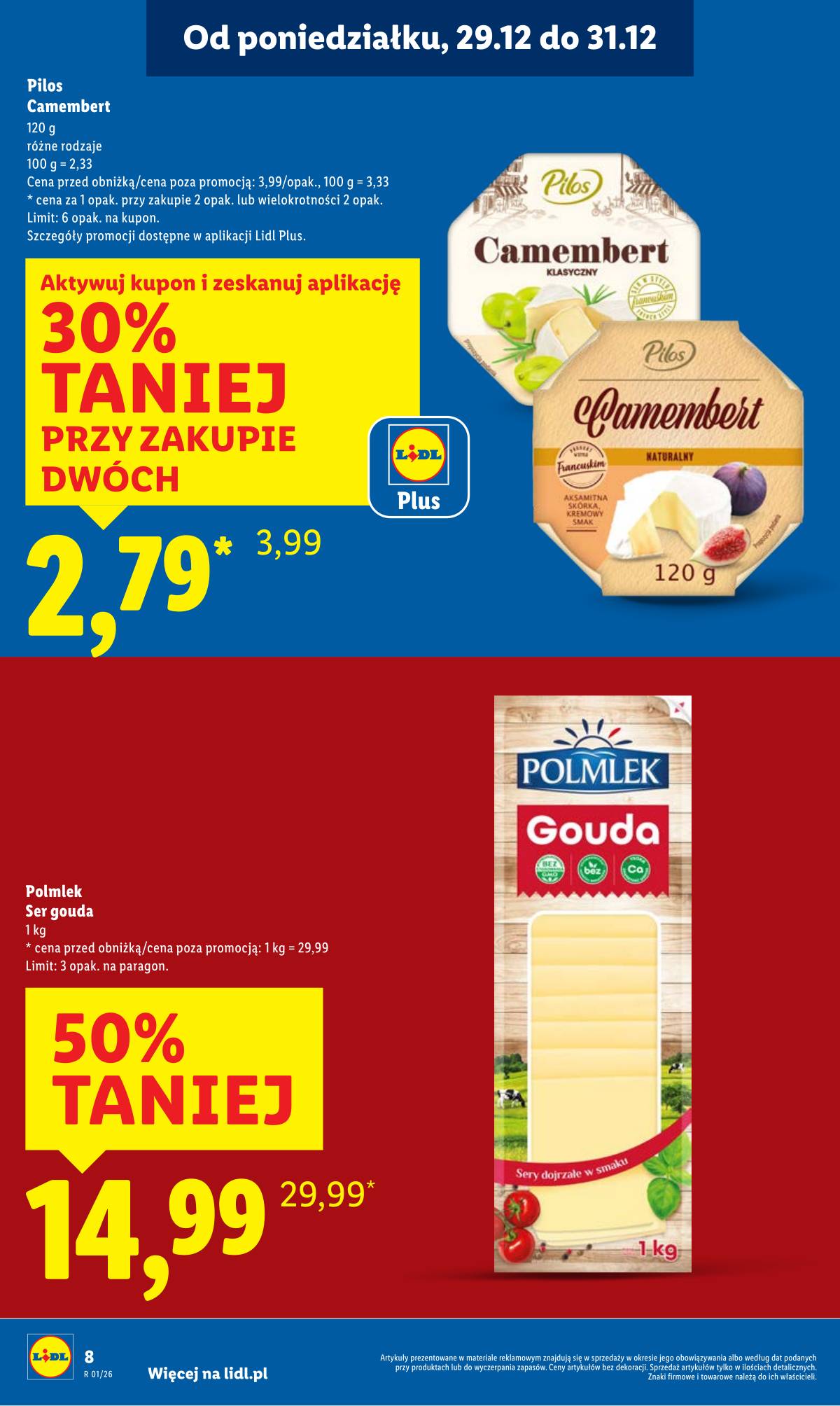 Lidl Lenkija - OFERTA WAŻNA OD 29.12 DO 31.12 8 puslapis