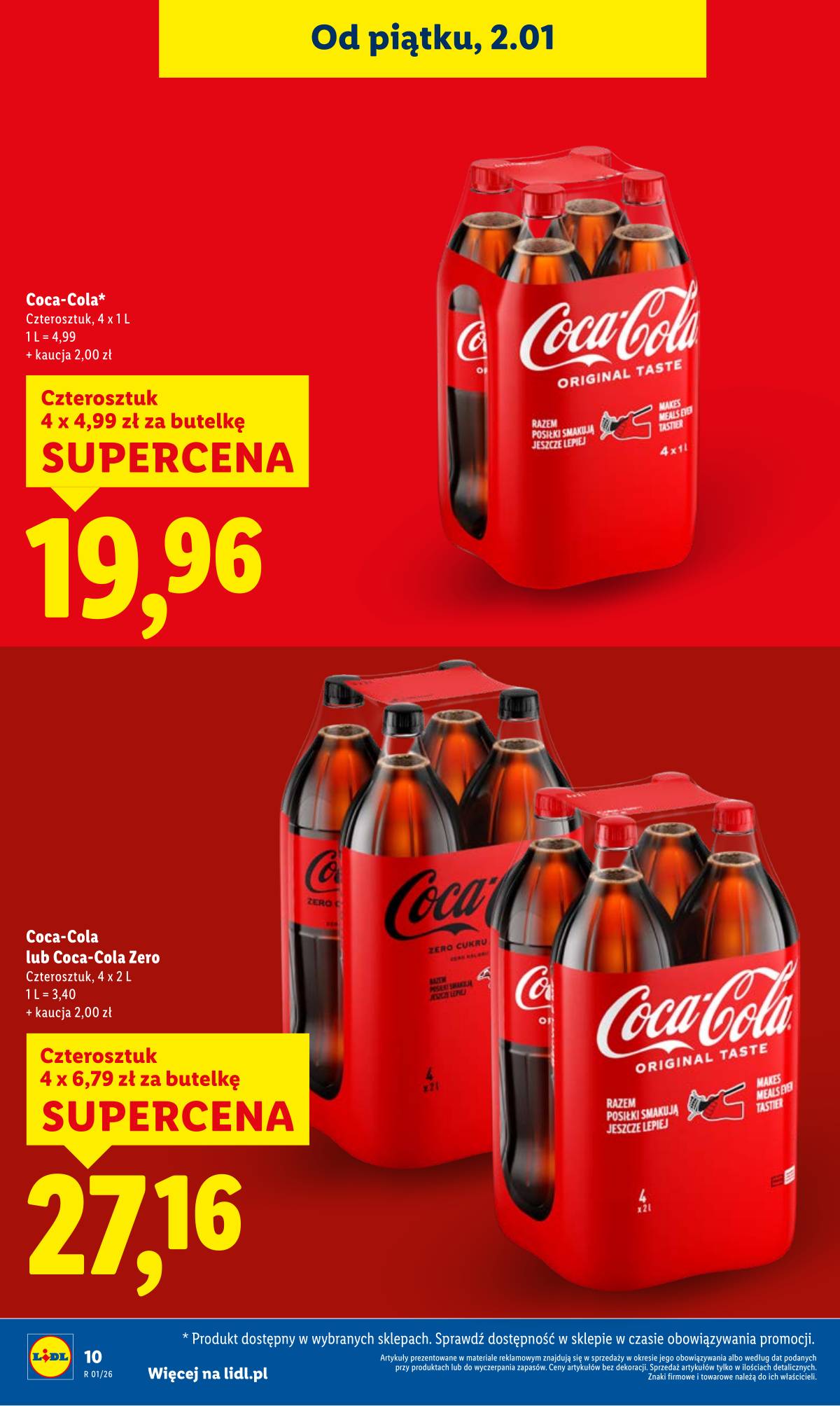 Lidl Lenkija - OFERTA WAŻNA OD 2.01 DO 3.01 10 puslapis