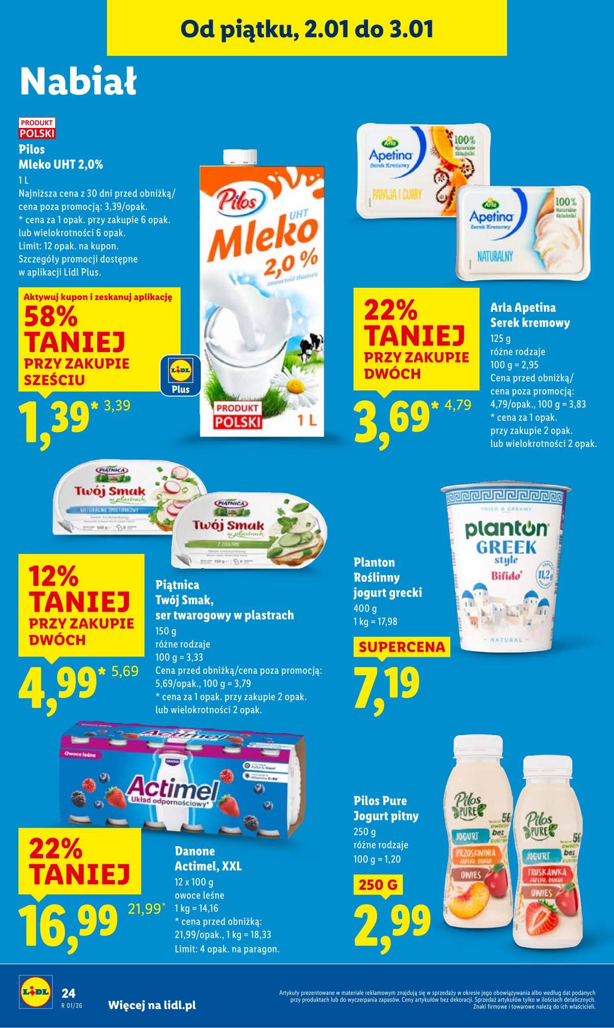 Lidl Lenkija - OFERTA WAŻNA OD 2.01 DO 3.01 26 puslapis
