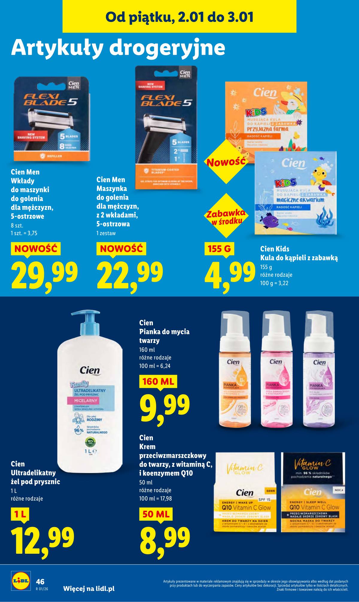 Lidl Lenkija - OFERTA WAŻNA OD 2.01 DO 3.01 48 puslapis