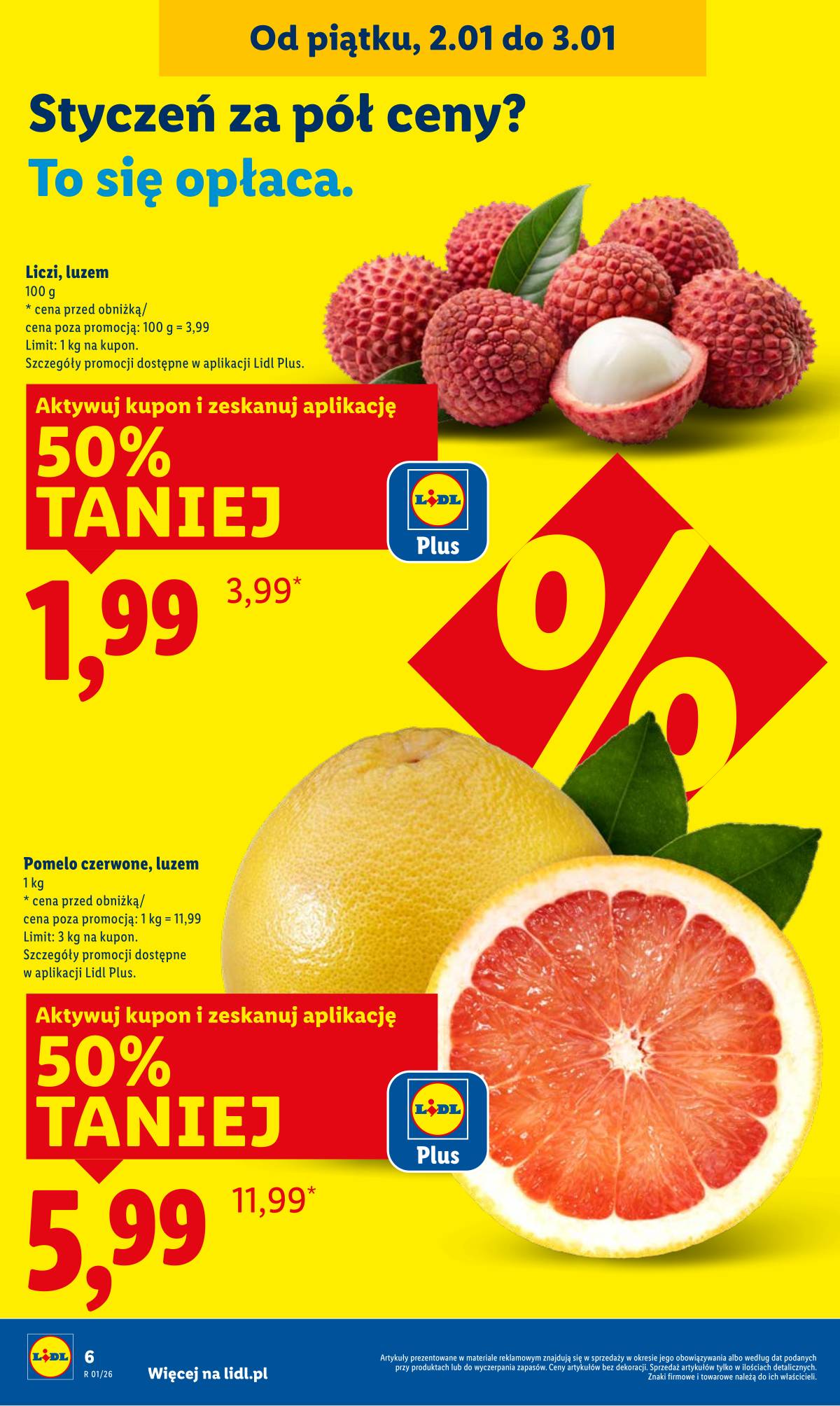 Lidl Lenkija - OFERTA WAŻNA OD 2.01 DO 3.01 6 puslapis