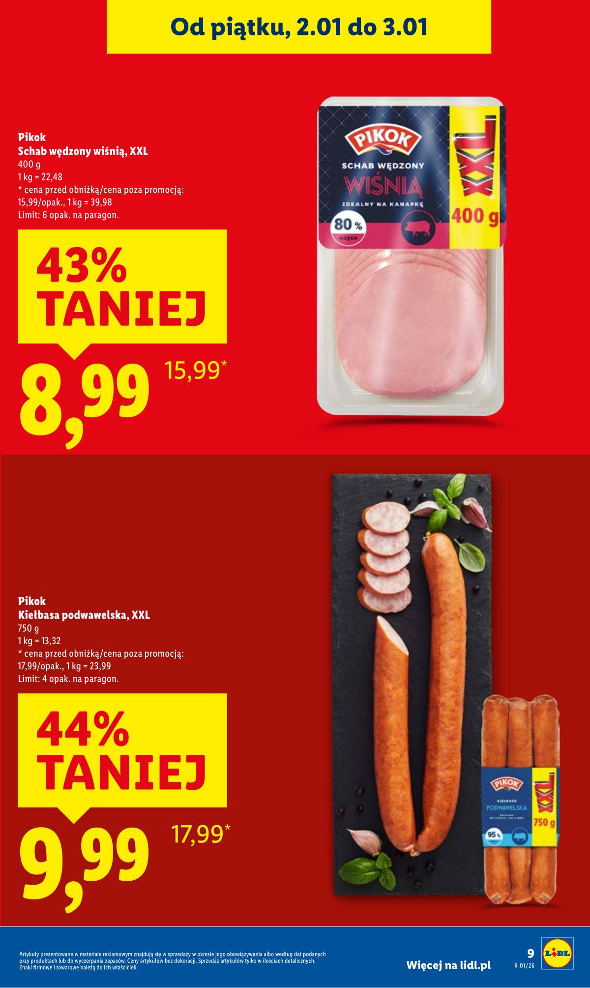 Lidl Lenkija - OFERTA WAŻNA OD 2.01 DO 3.01 9 puslapis