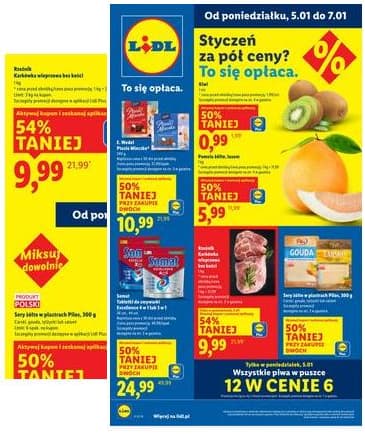 Lidl Lenkija - OFERTA WAŻNA OD 5.01 DO 7.01 2026-01-05 – 2026-01-07