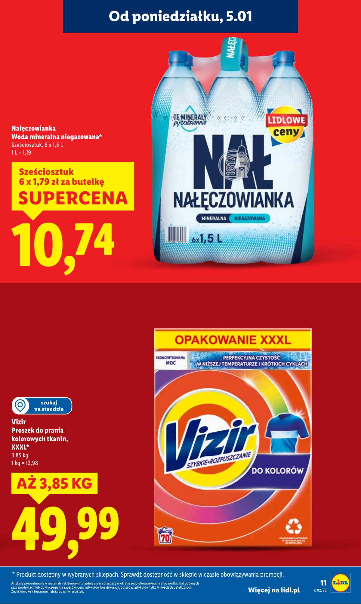 Lidl Lenkija - OFERTA WAŻNA OD 5.01 DO 7.01 11 puslapis