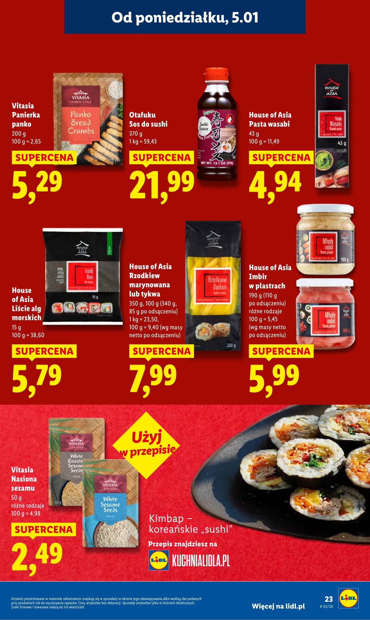 Lidl Lenkija - OFERTA WAŻNA OD 5.01 DO 7.01 25 puslapis