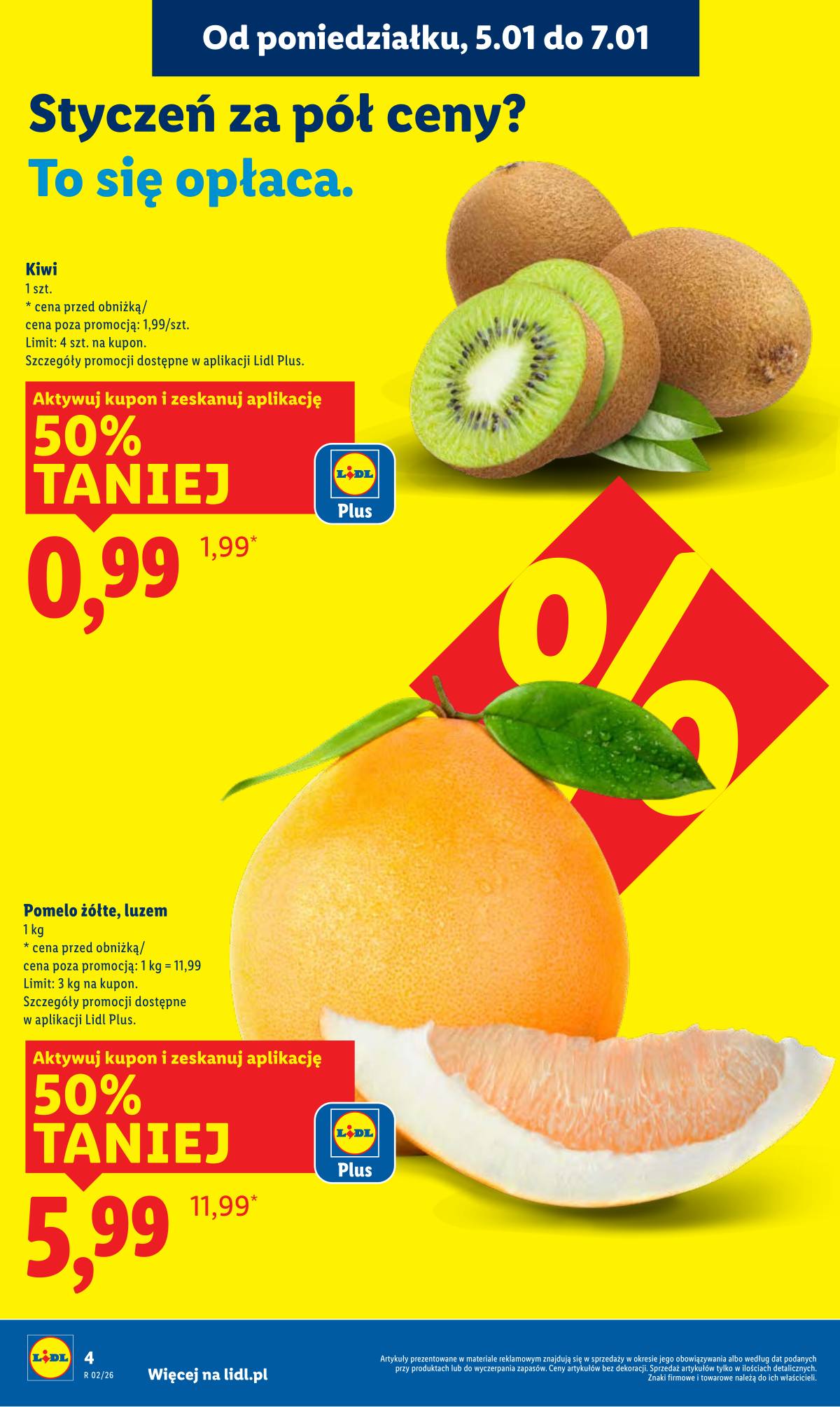 Lidl Lenkija - OFERTA WAŻNA OD 5.01 DO 7.01 4 puslapis