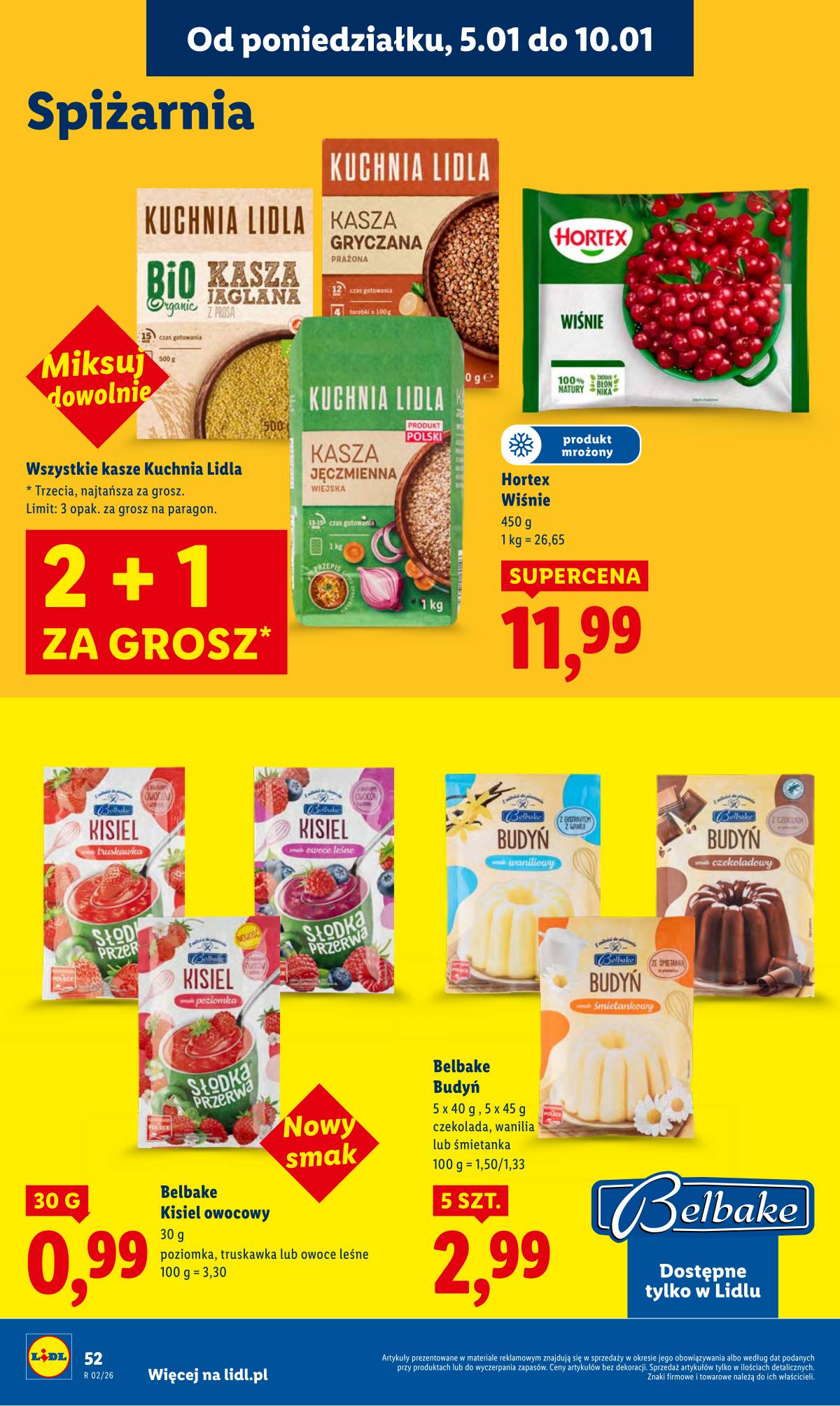 Lidl Lenkija - OFERTA WAŻNA OD 5.01 DO 7.01 54 puslapis