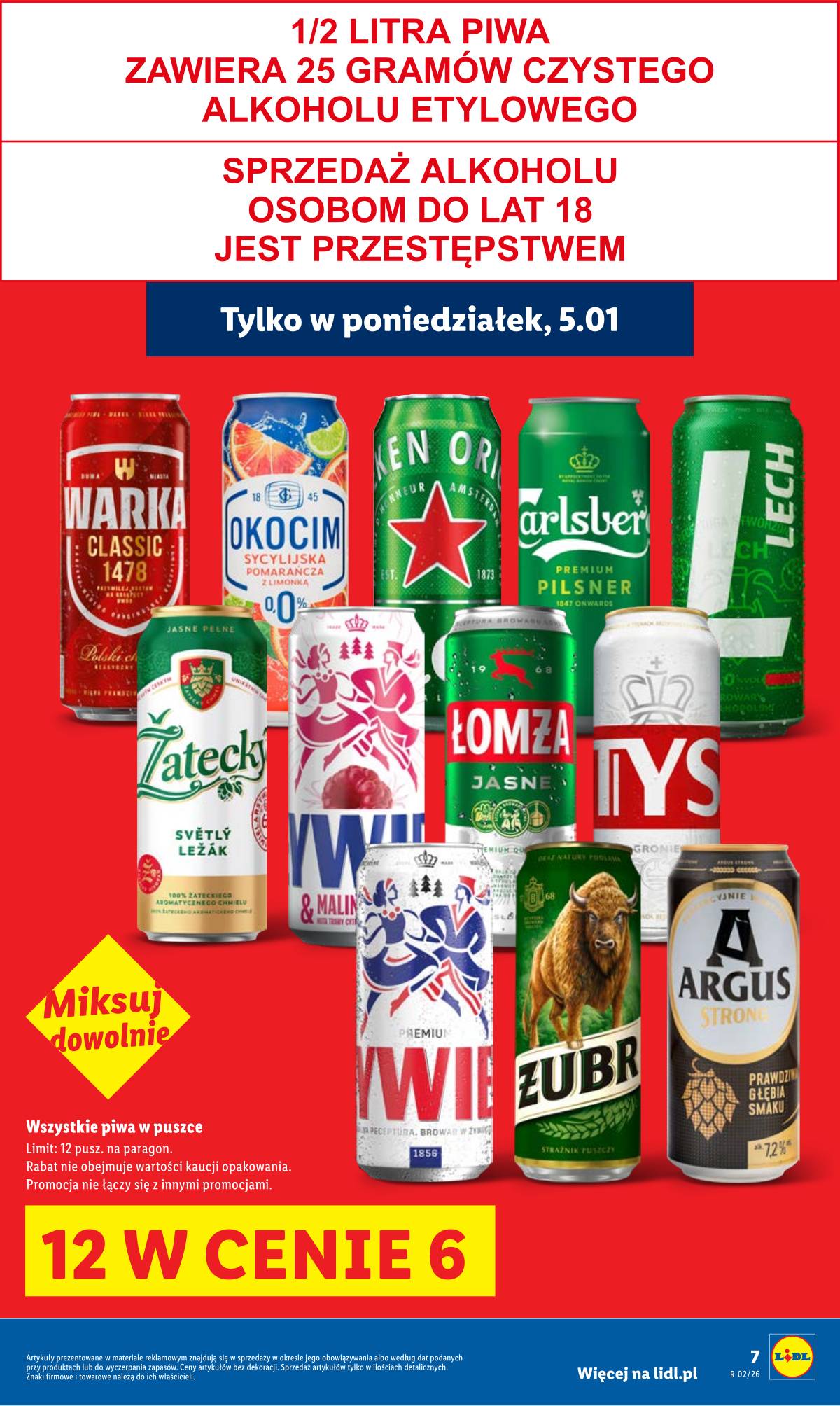 Lidl Lenkija - OFERTA WAŻNA OD 5.01 DO 7.01 7 puslapis