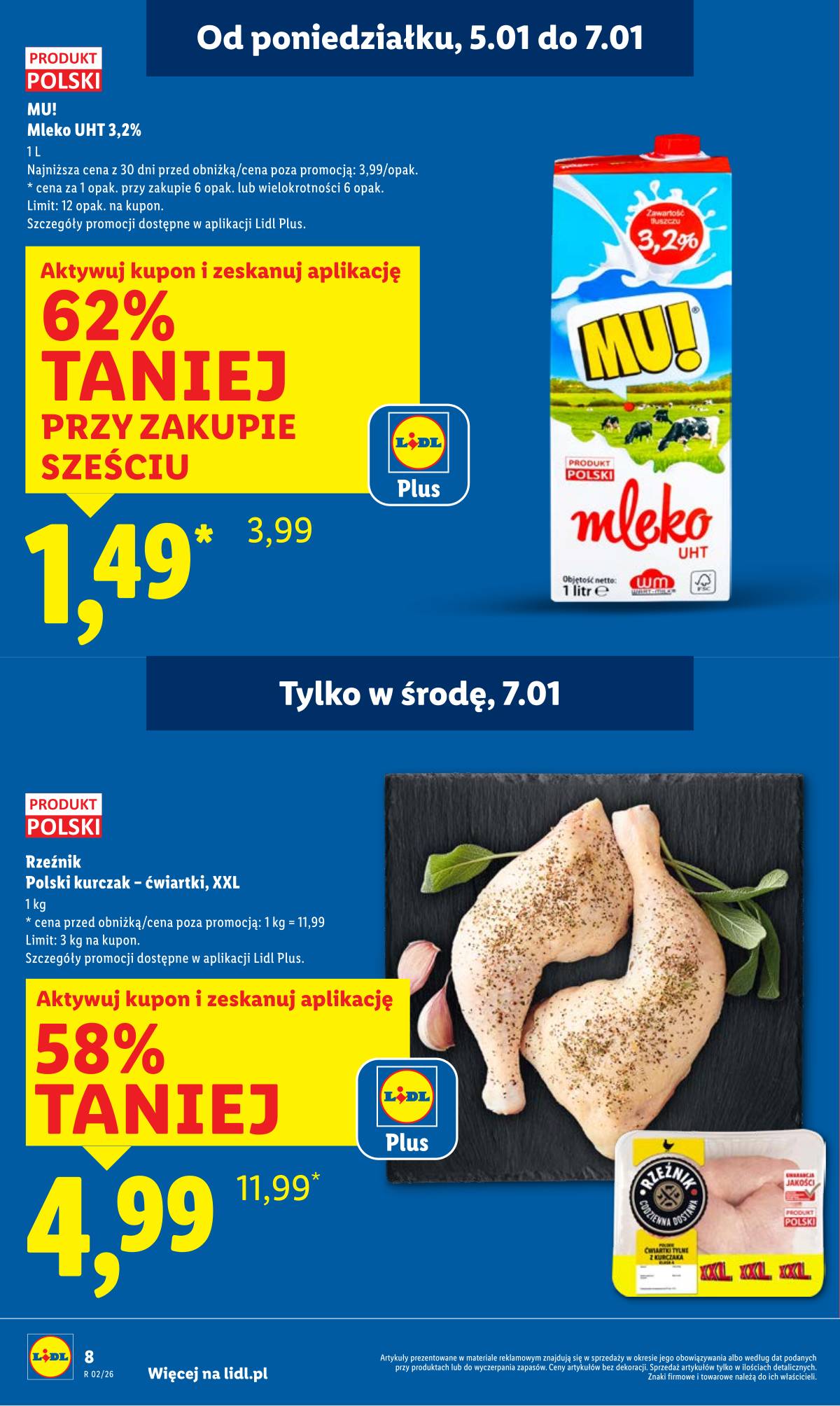 Lidl Lenkija - OFERTA WAŻNA OD 5.01 DO 7.01 8 puslapis