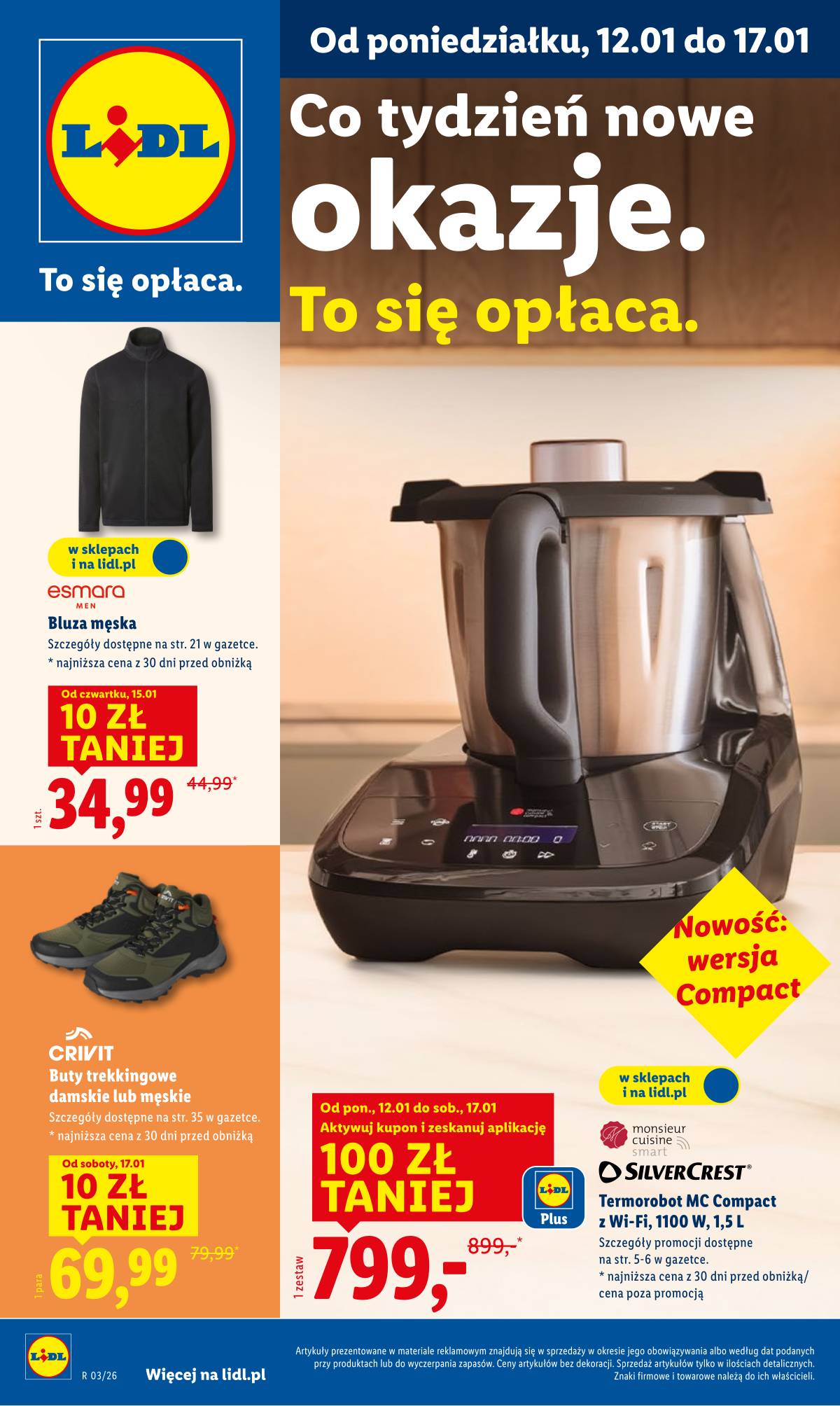 Lidl Lenkija - OFERTA WAŻNA OD 12.01 1 puslapis