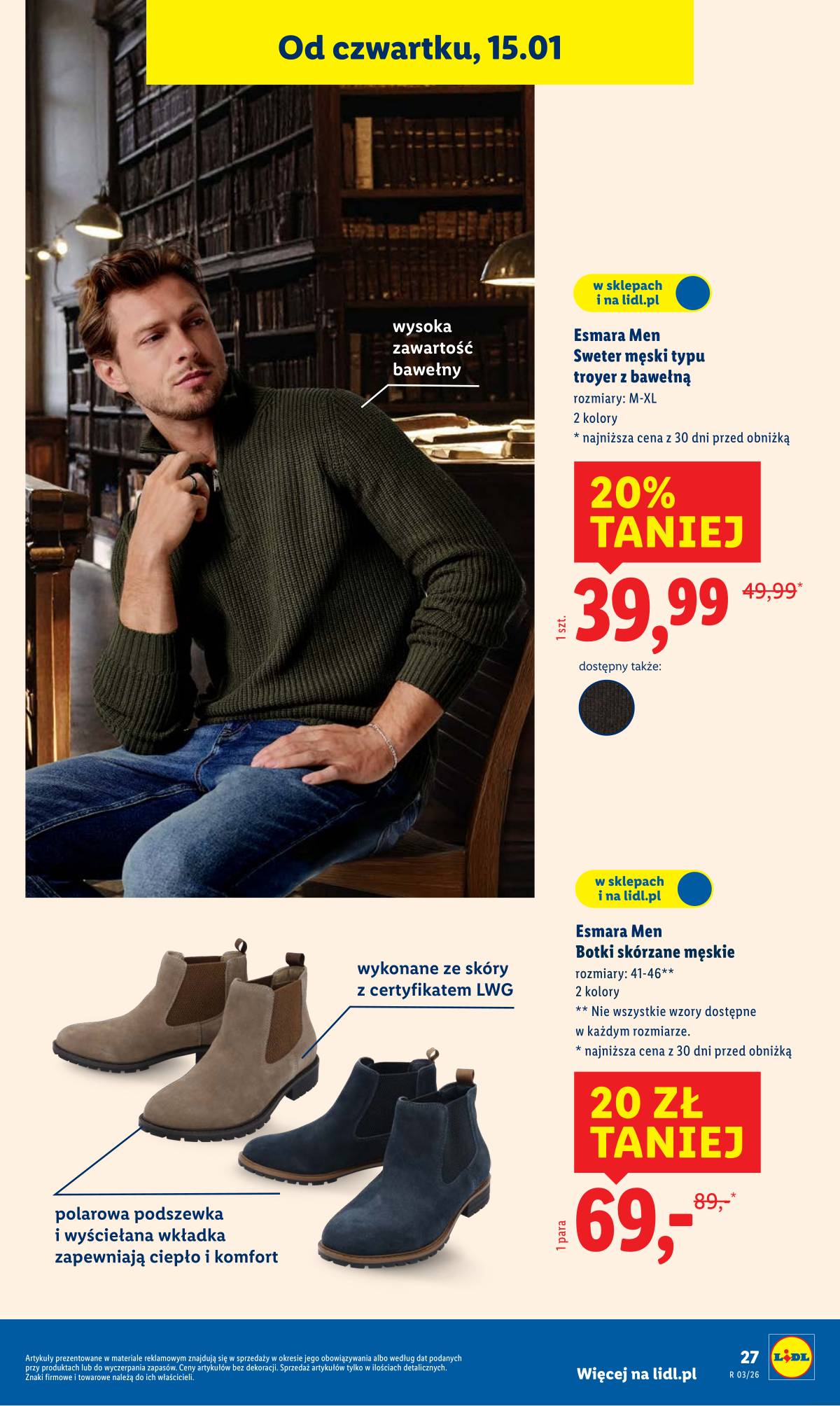 Lidl Lenkija - OFERTA WAŻNA OD 12.01 29 puslapis