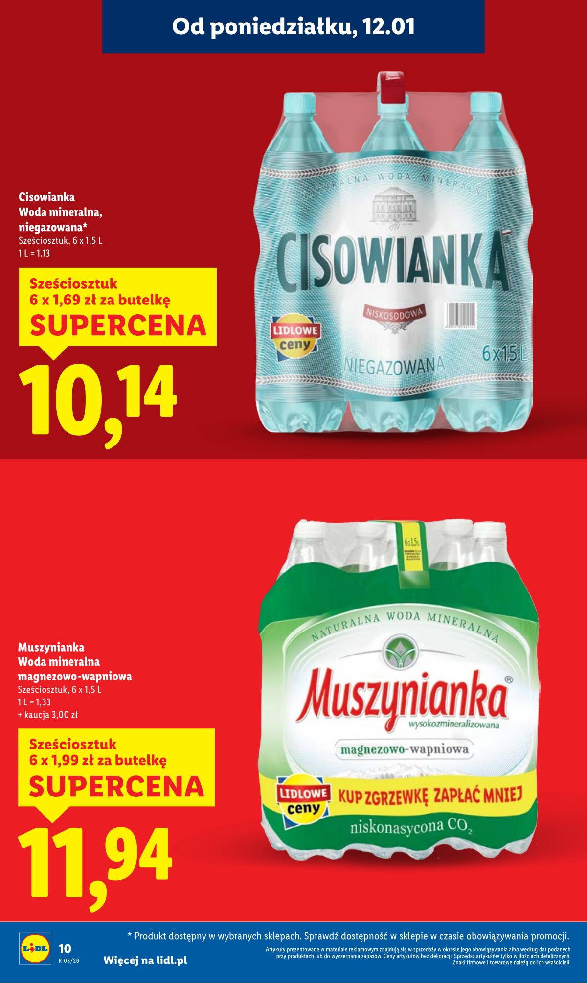Lidl Lenkija - OFERTA WAŻNA OD 12.01 DO 14.01 10 puslapis