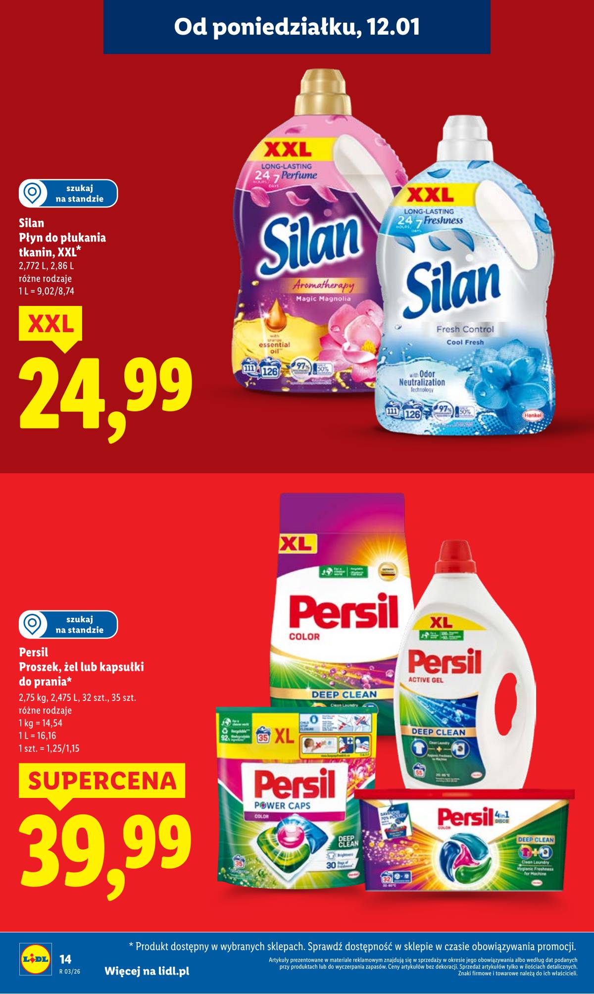 Lidl Lenkija - OFERTA WAŻNA OD 12.01 DO 14.01 14 puslapis