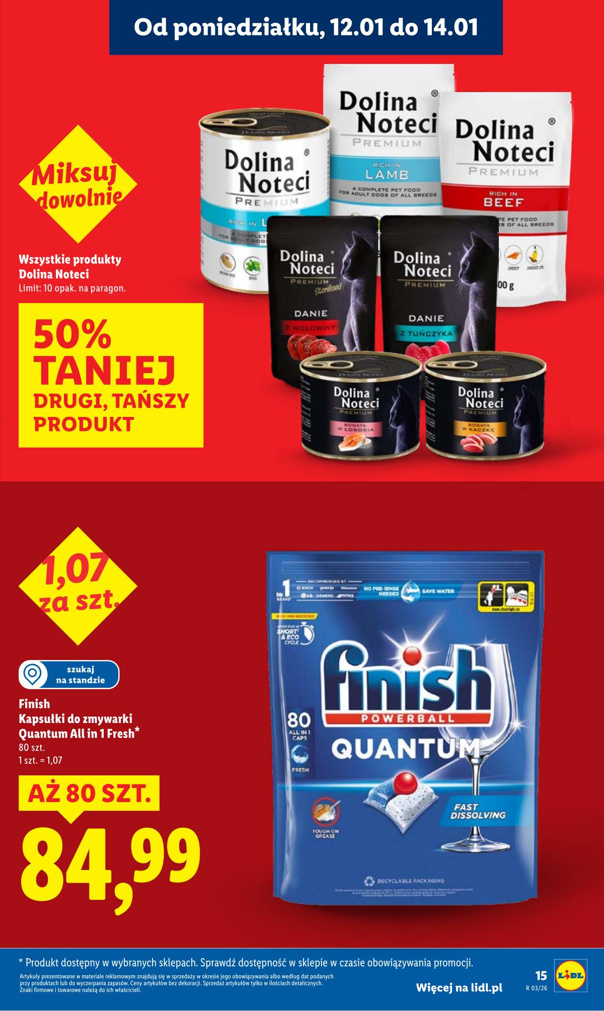 Lidl Lenkija - OFERTA WAŻNA OD 12.01 DO 14.01 15 puslapis